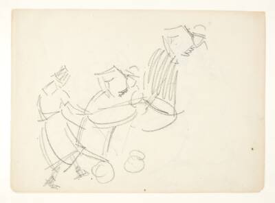 Figurstudie til Langelinie-billedet