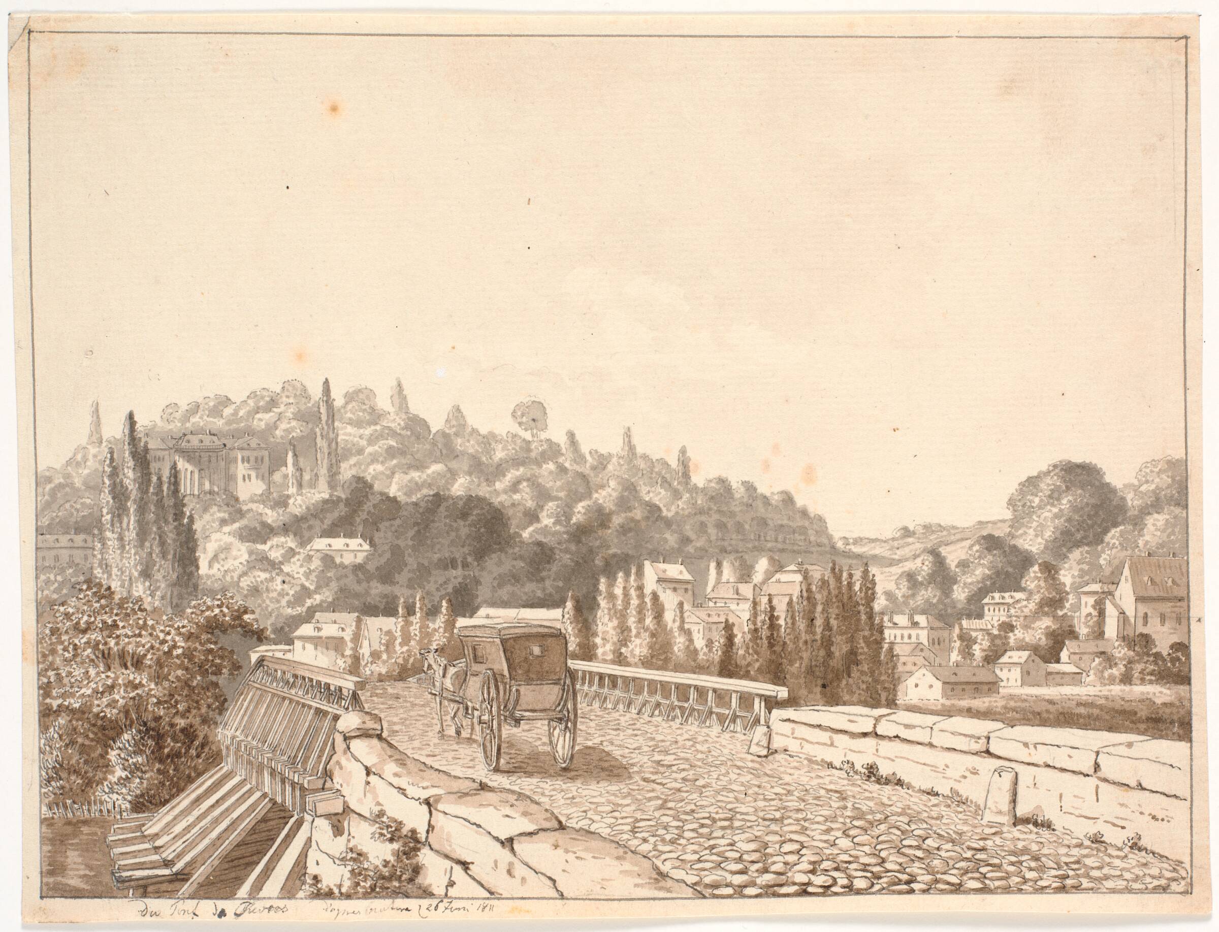 Sevres-broen, J.P. Møller, 1811
