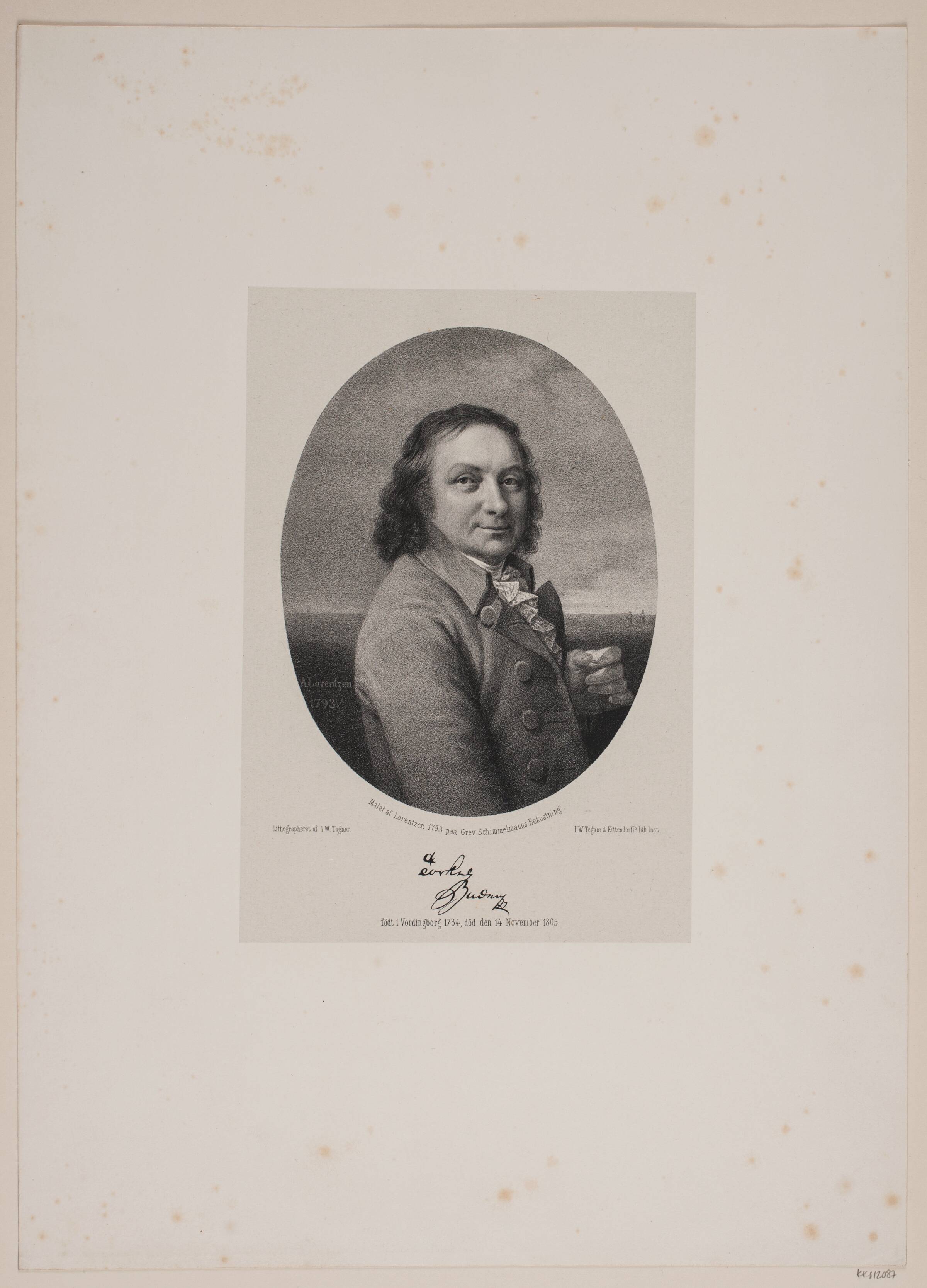 Torkel Baden, Isac Wilhelm Tegner, 1815-1893