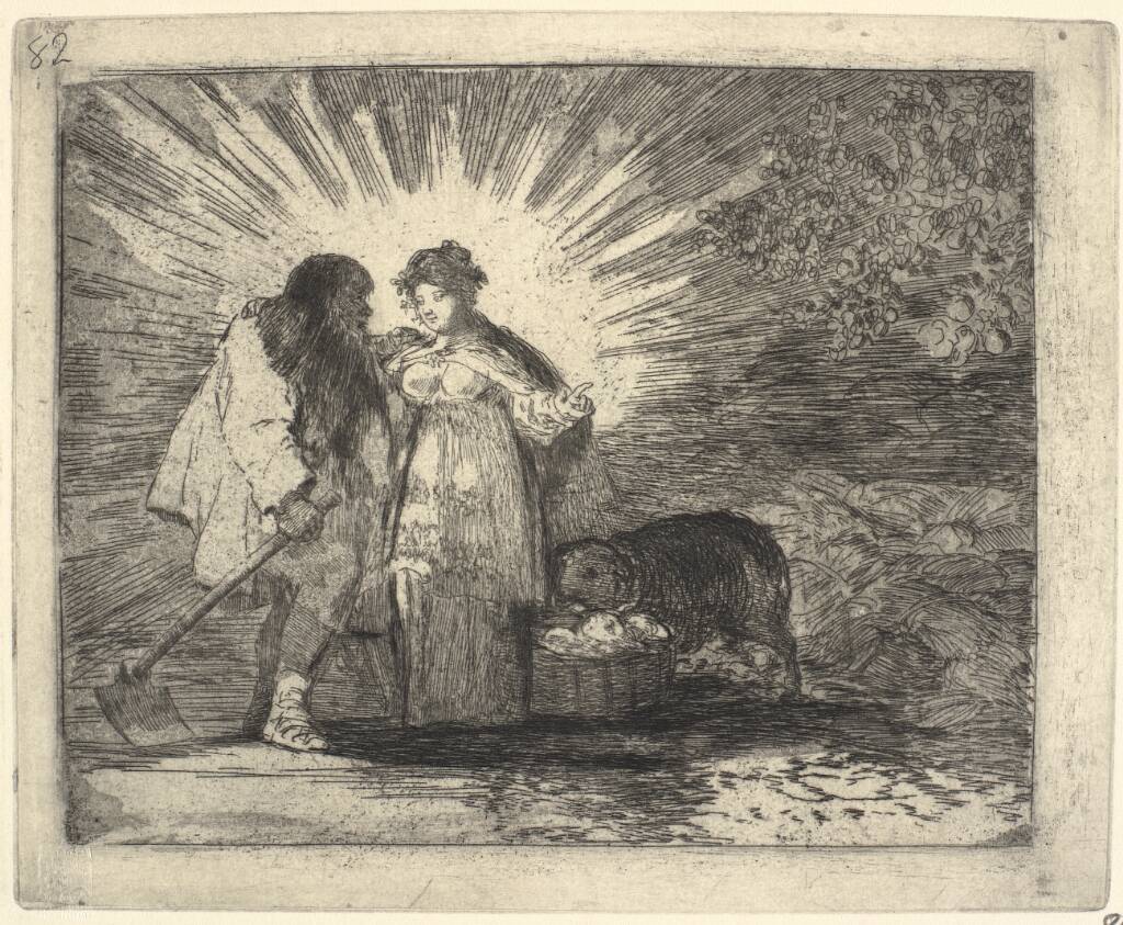 Dette er det sande (82), Francisco de Goya, 1810-1812