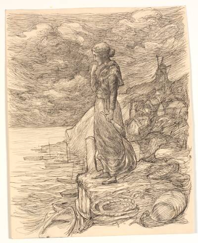 Illustration til Alfred Tennyson "Enoch Arden"