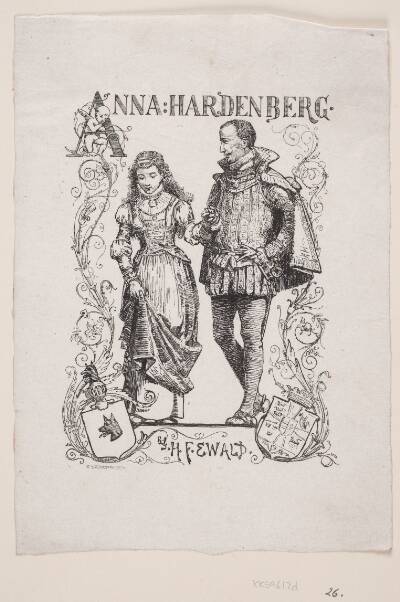 Omslag til H. F. Ewald, "Anna Hardenberg"
