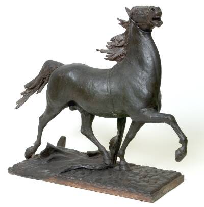 En løs hest