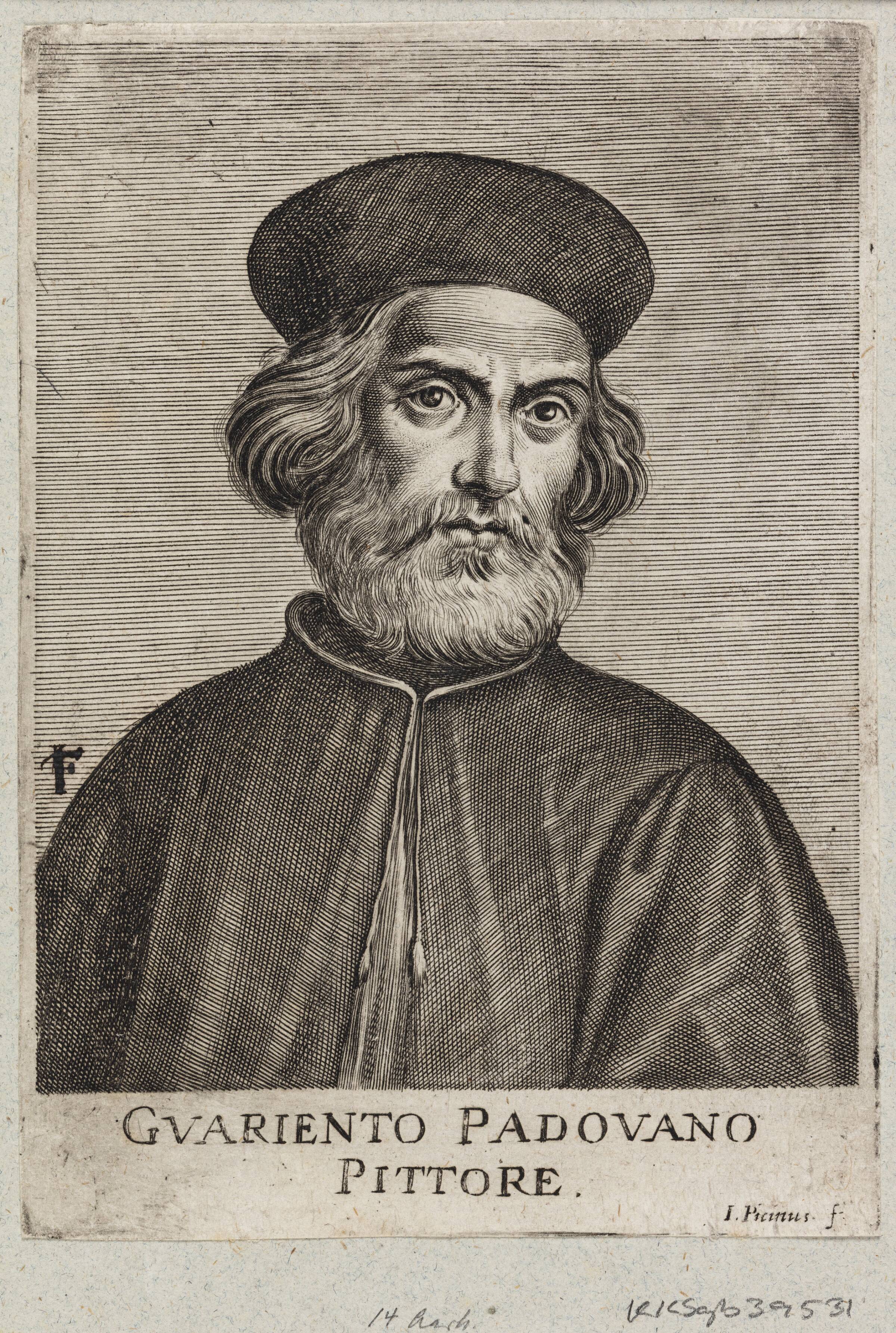Portræt af Guariento di Arpo, Giacomo Piccini, 1648