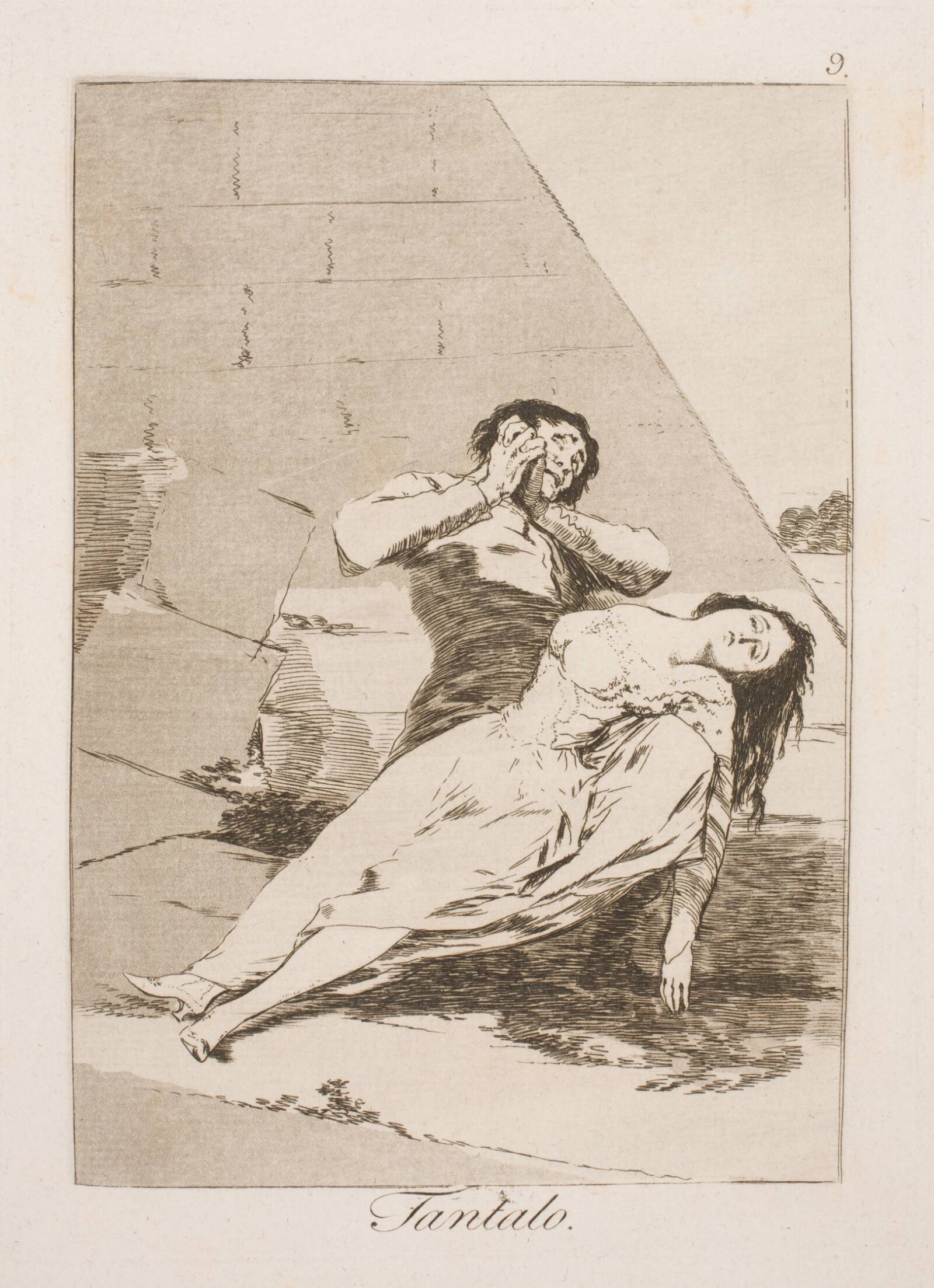 Tantalus, Francisco de Goya, 1797-1798