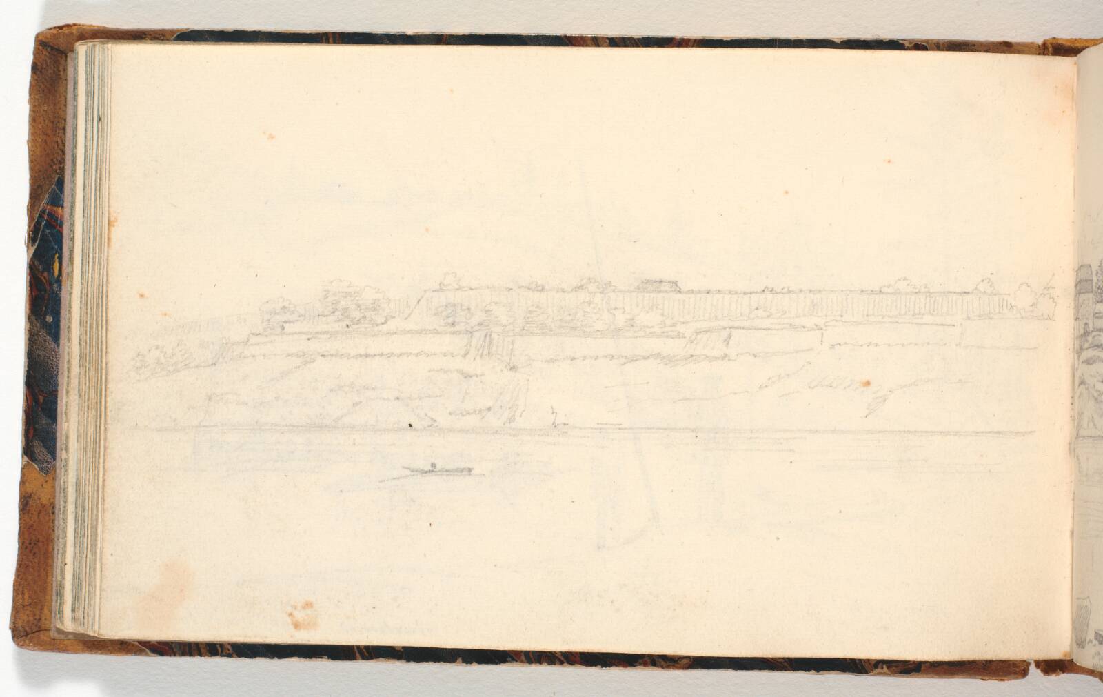 Landskabsskitse, Martinus Rørbye, 1832