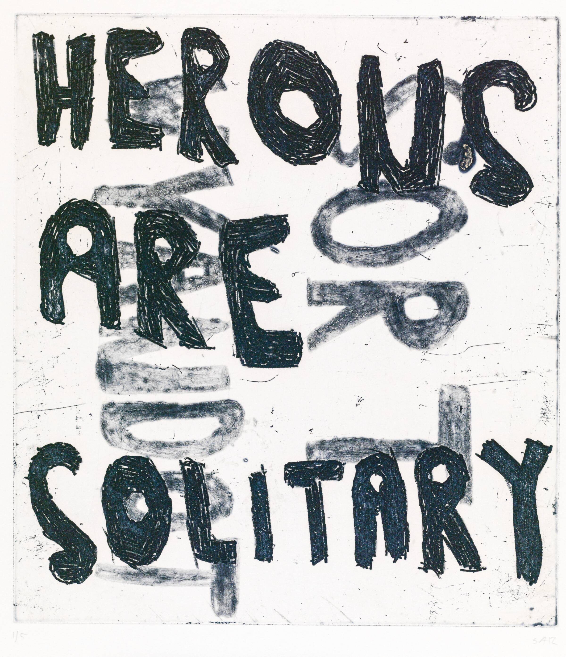 HERONS ARE SOLITARY, Svend-Allan Sørensen, 2012