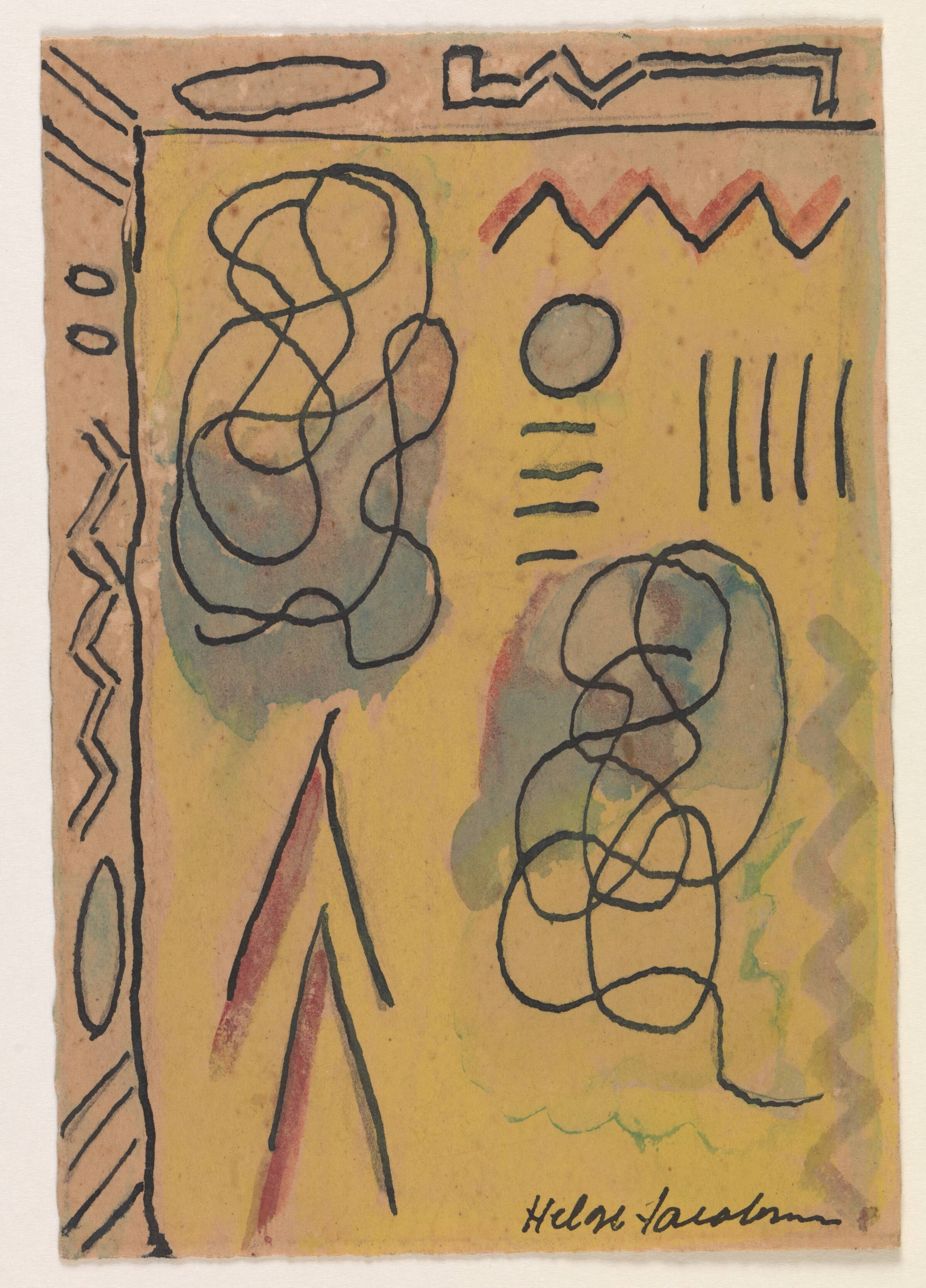 Uden titel, Helge Jacobsen, 1916-1987