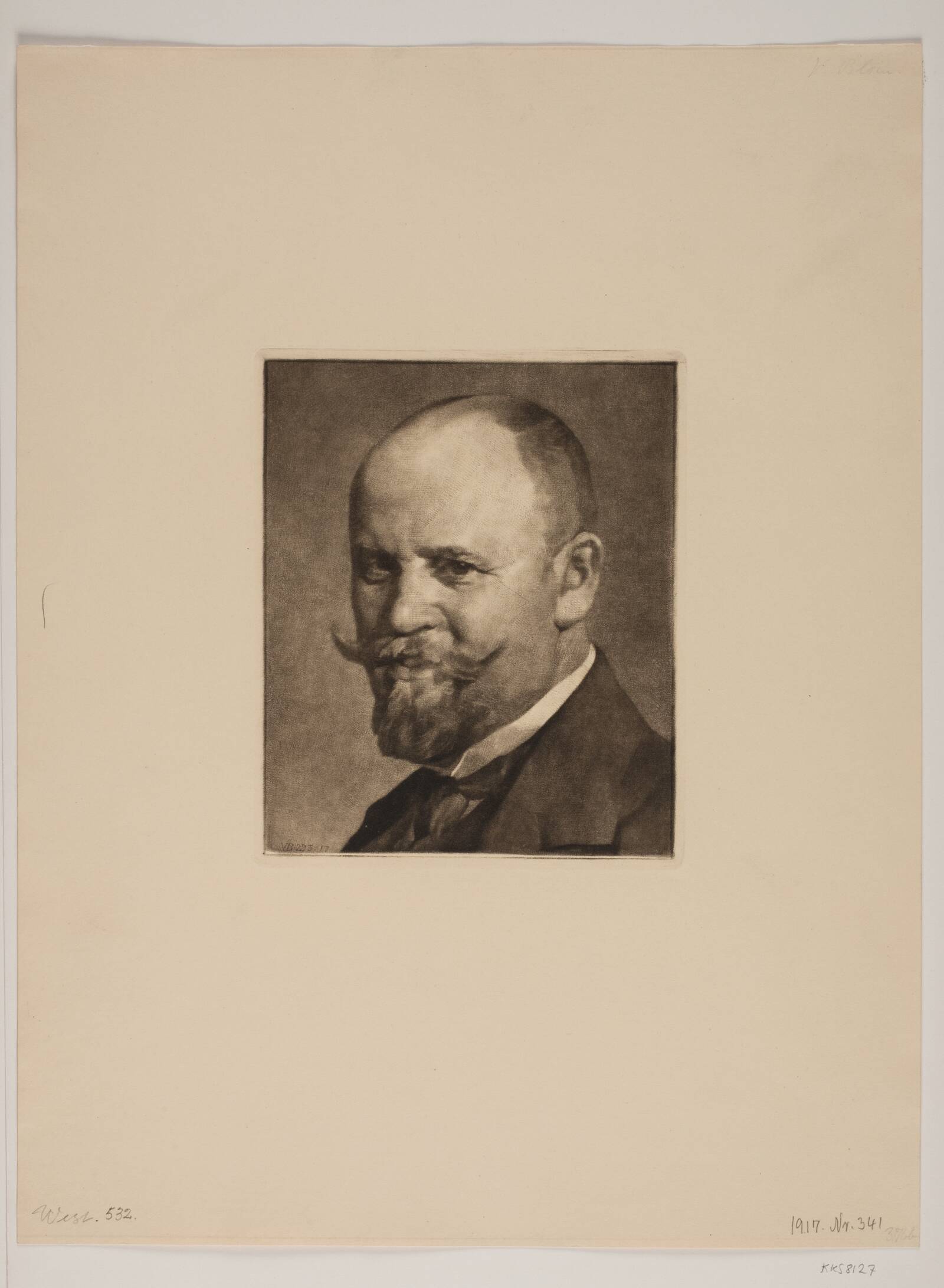 Maleren Otto Balle, G.V. Blom, 1917