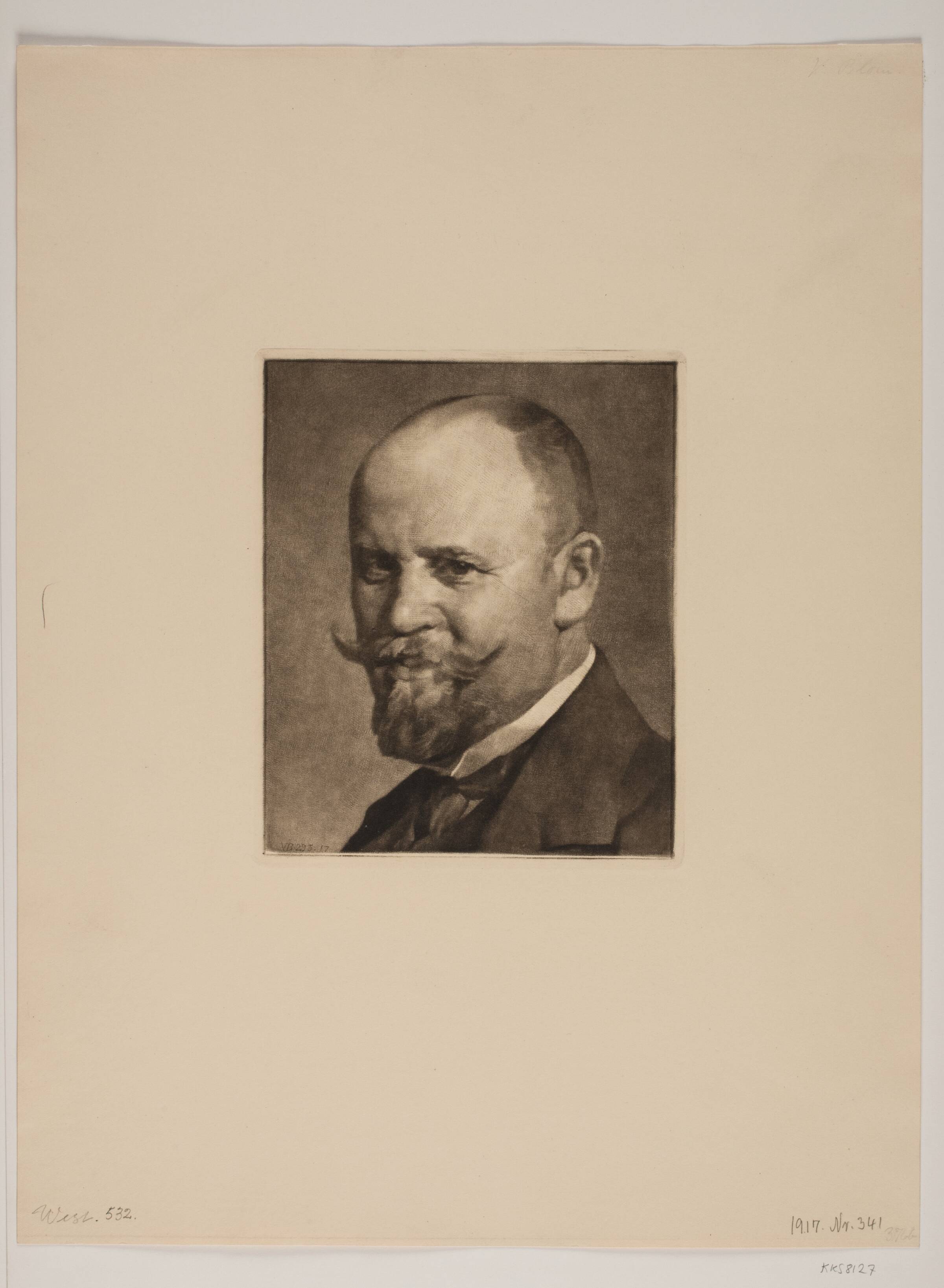 Maleren Otto Balle, G.V. Blom, 1917