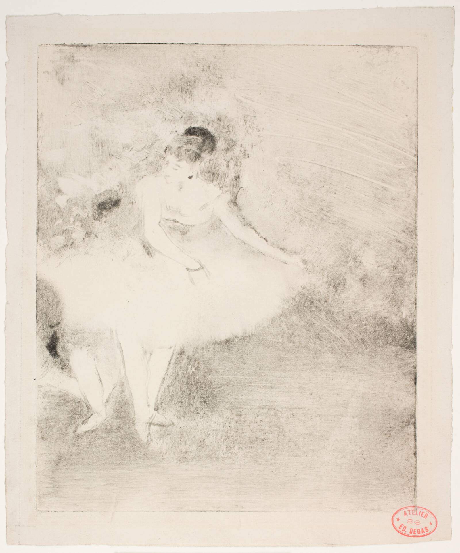 Danser på scenen, Edgar Degas, 1877