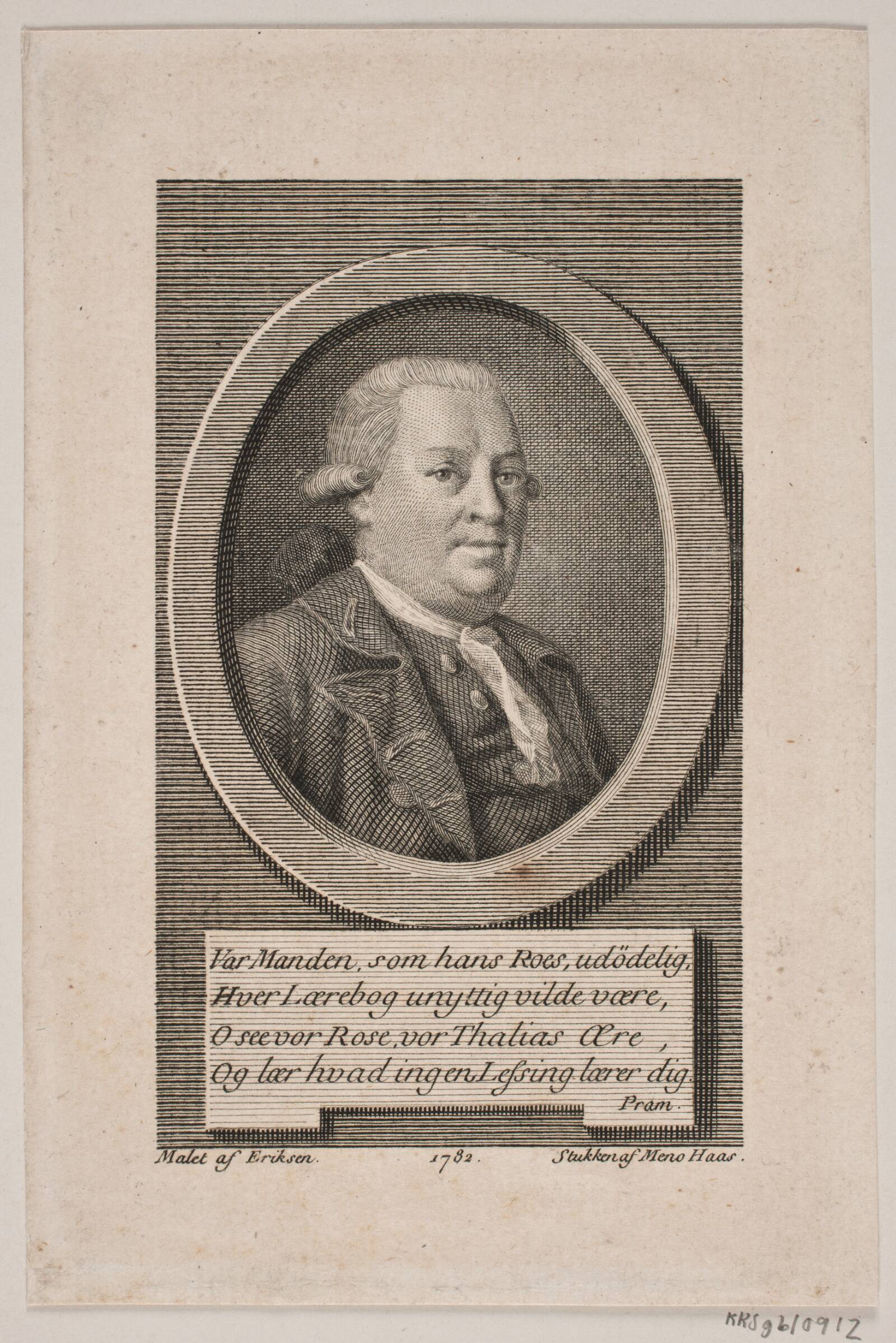 Christopher Paul Rose, Meno Haas, 1782