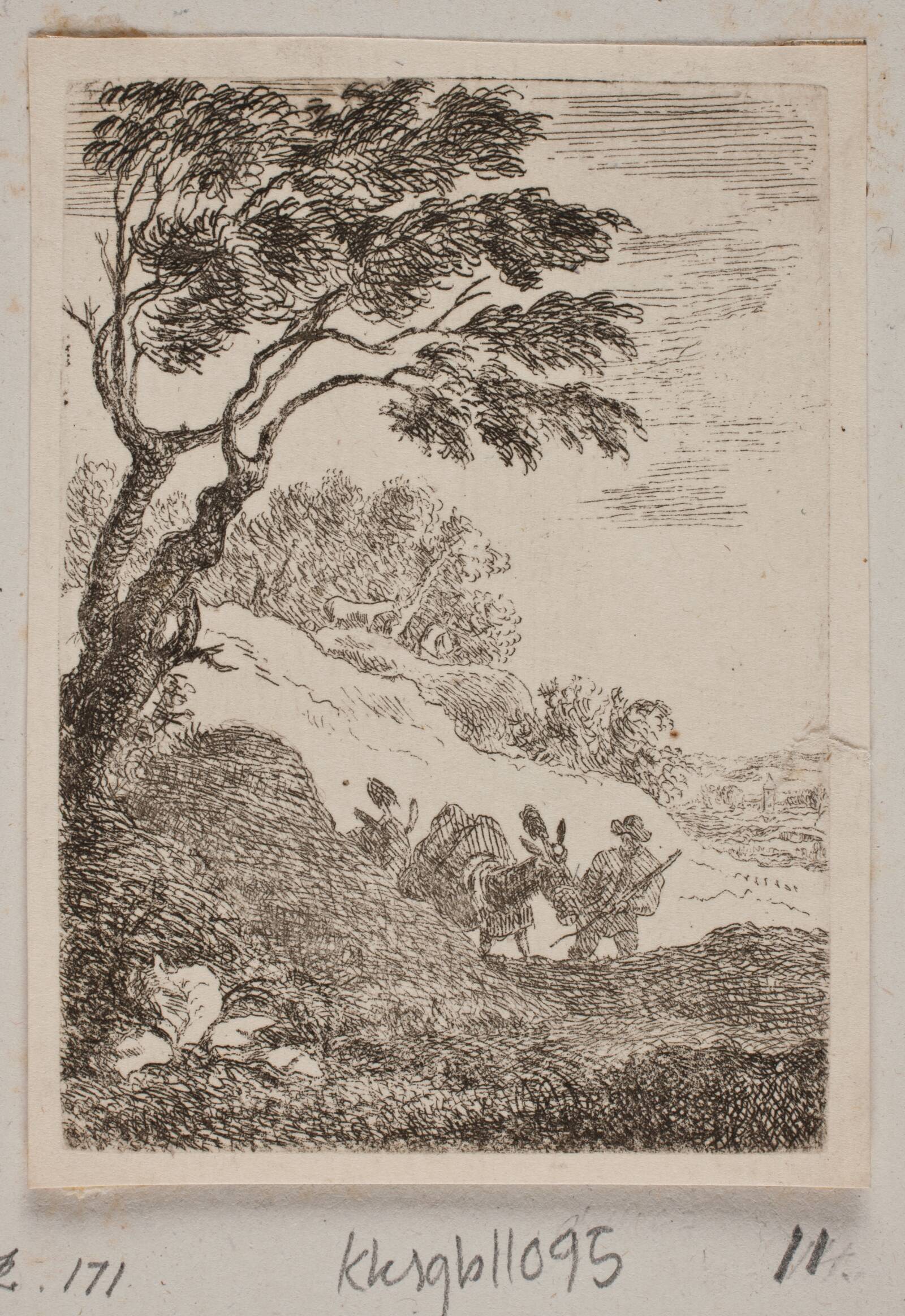 En Bjergegn, B. Flügge, 1758