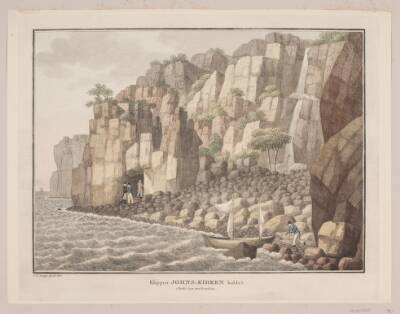 Klippen kaldet Jons Kirken i Ruths Sogn på Bornholm