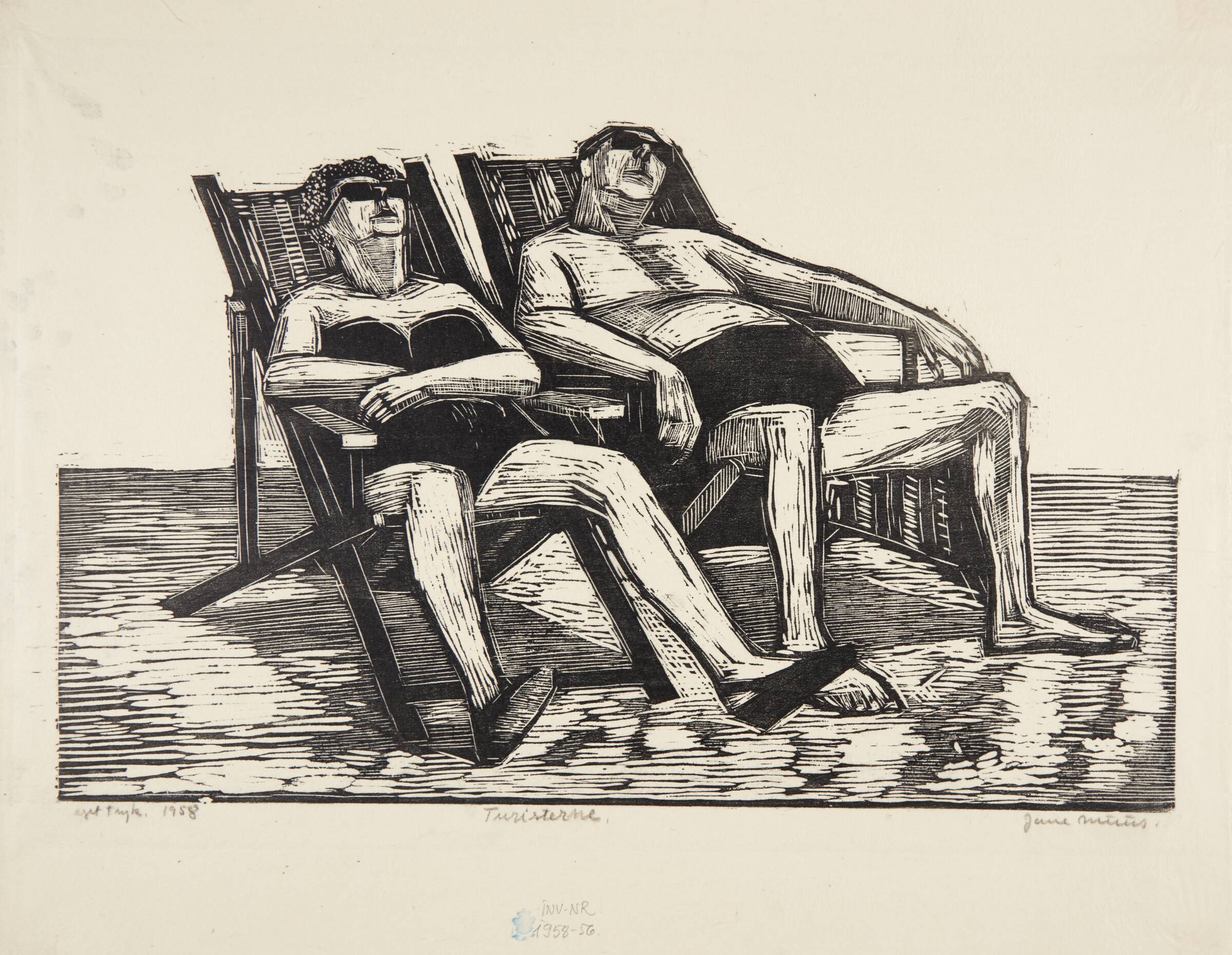 Turisterne, Jane Muus, 1958