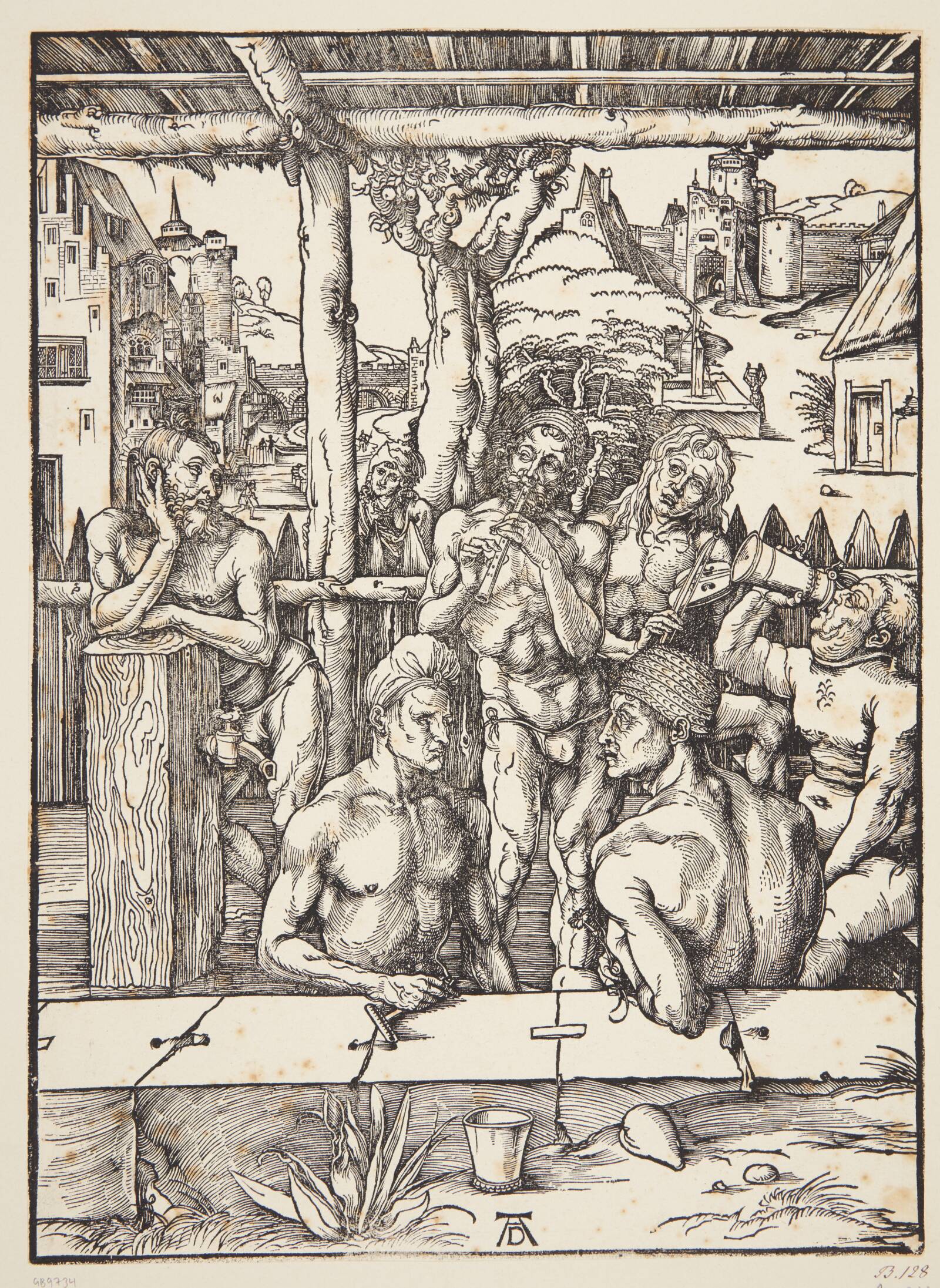 Badehuset, Albrecht Dürer, 1494-1497