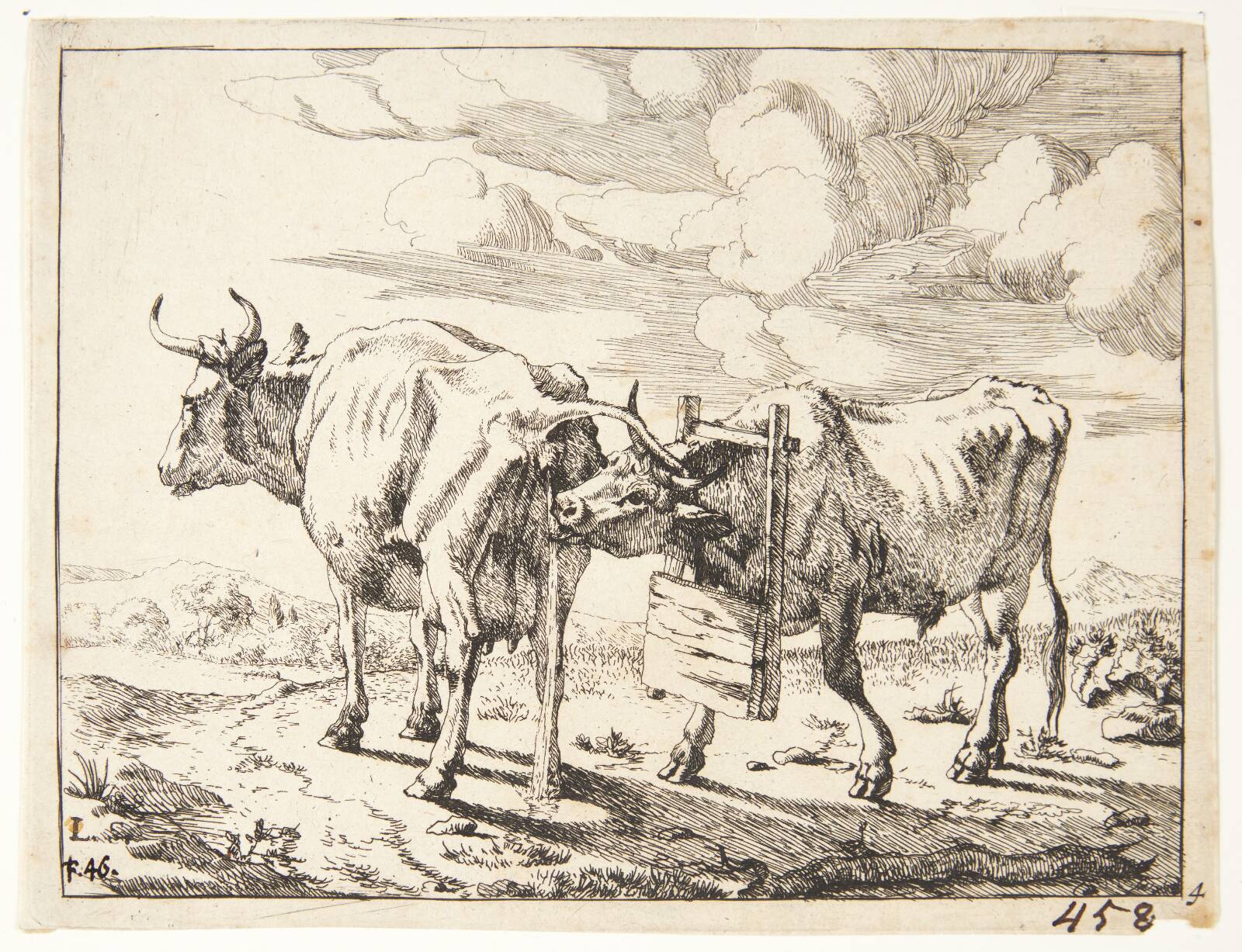 To køer, Marcus de Bye, 1638-1690