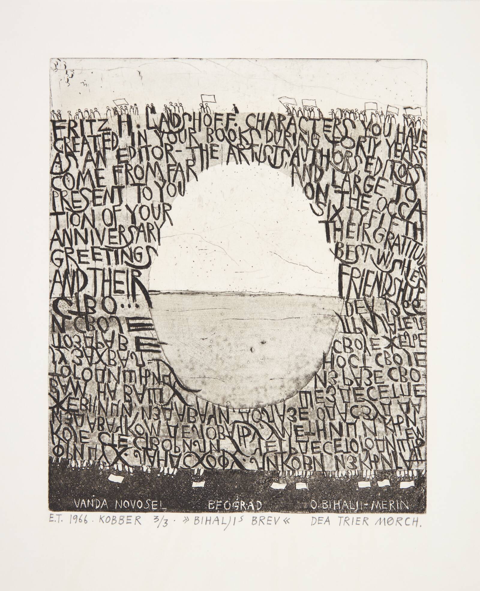 Bihaljis brev, Dea Trier Mørch, 1966