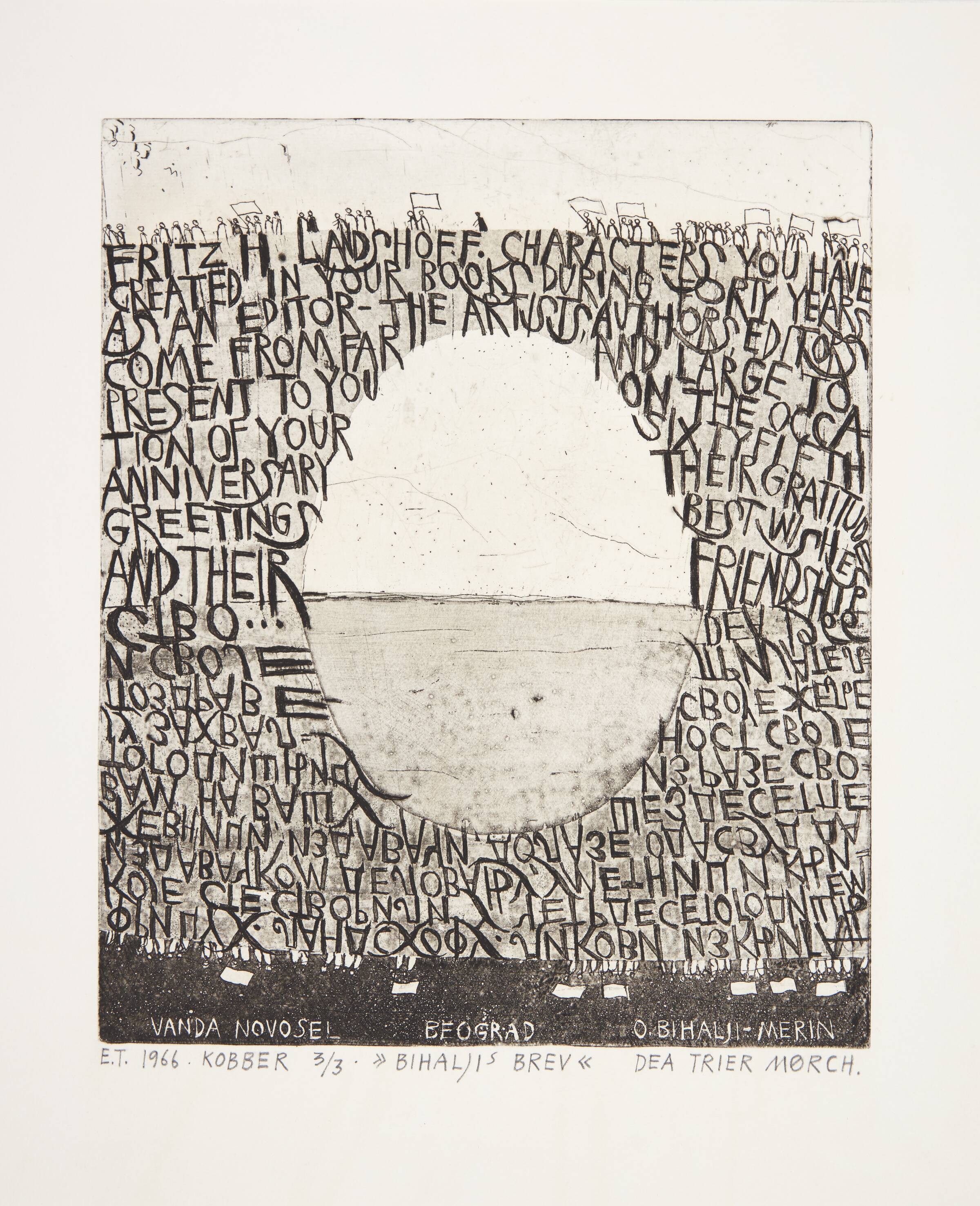 Bihaljis brev, Dea Trier Mørch, 1966