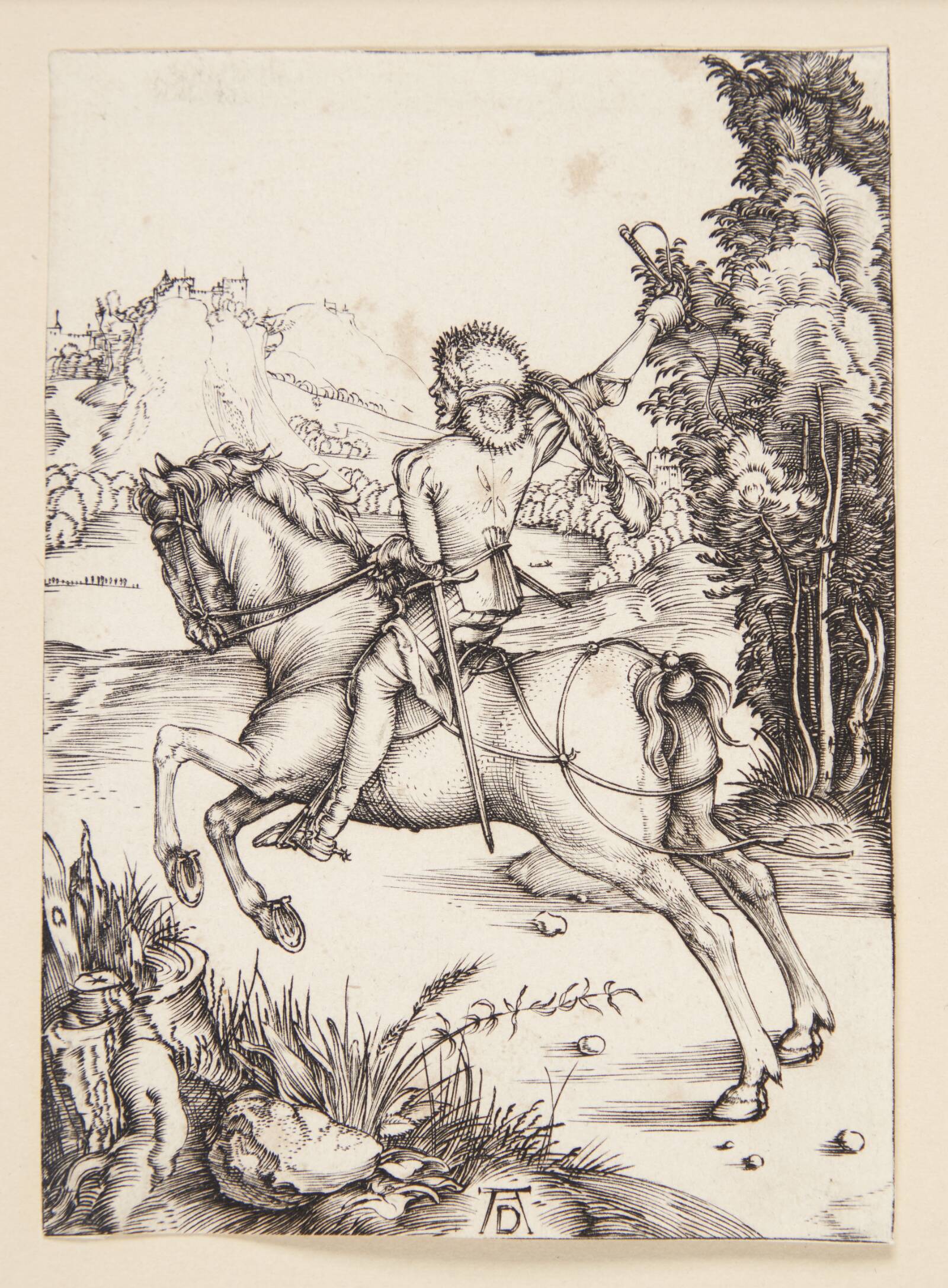 Galoperende rytter, Albrecht Dürer, 1494-1497