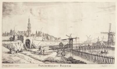 Zaagmolen-porten i Amsterdam