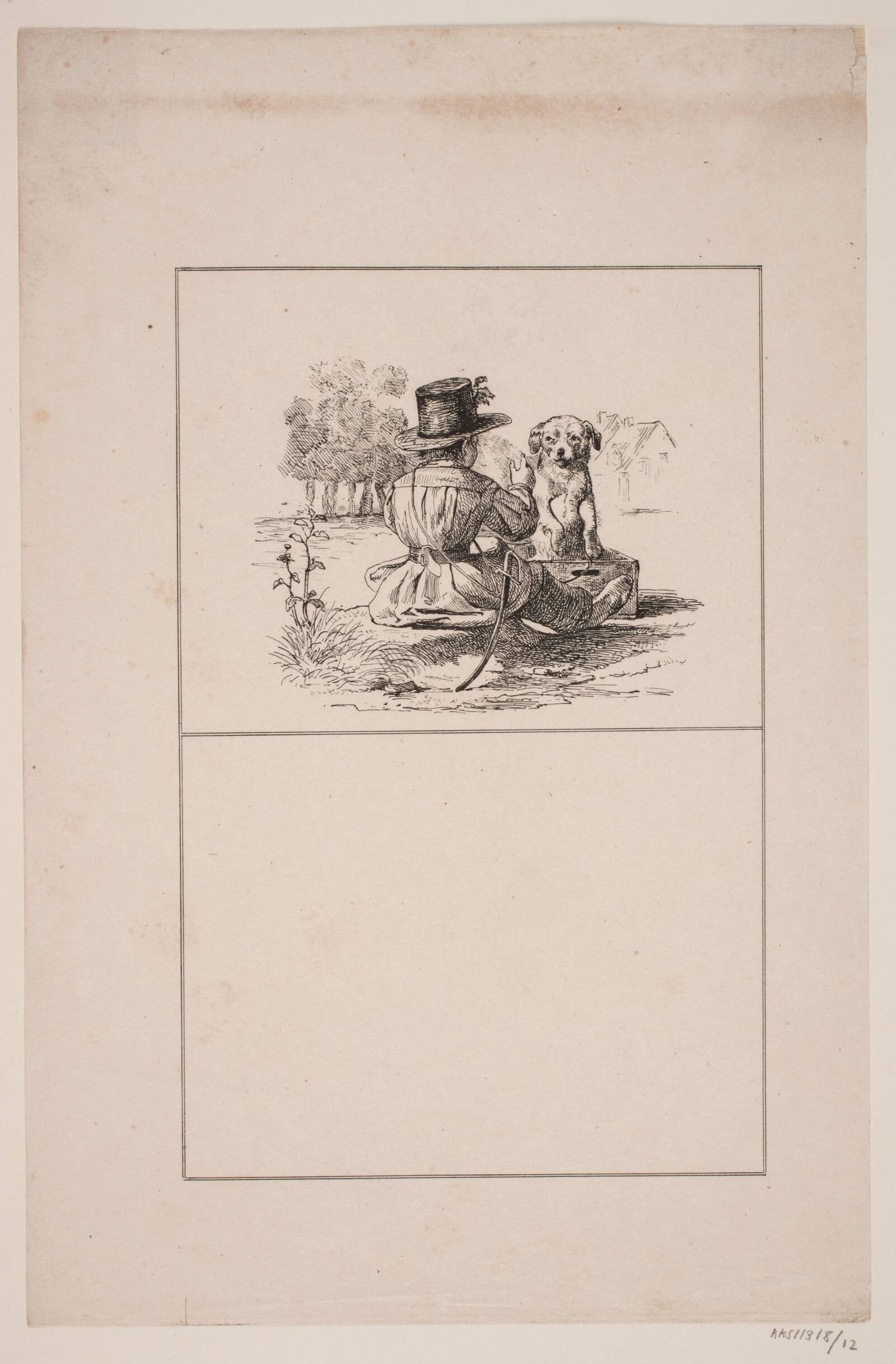 Køreturen, Adolph Kittendorff, 1845