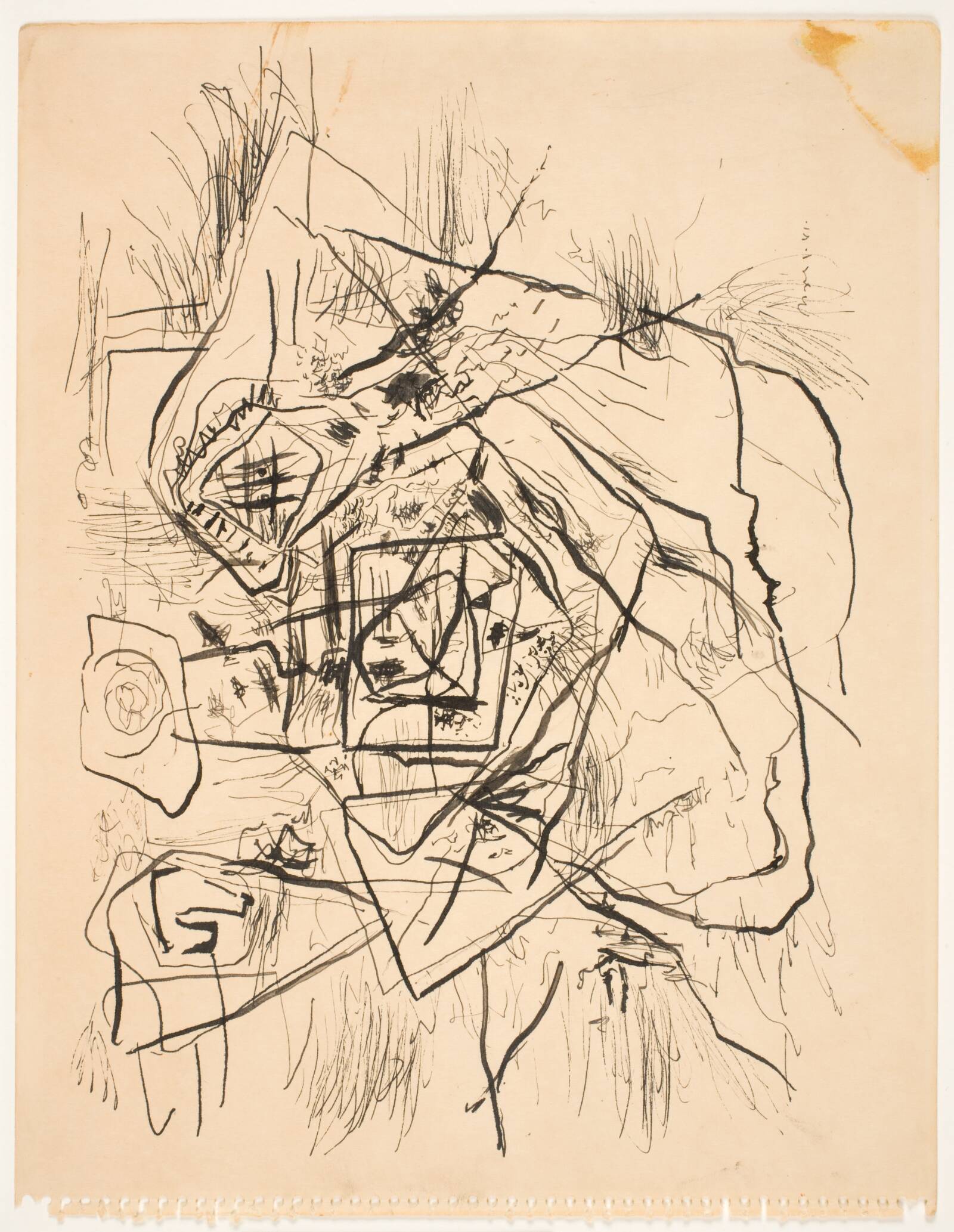 Abstrakt komposition, Asger Jorn, 1941