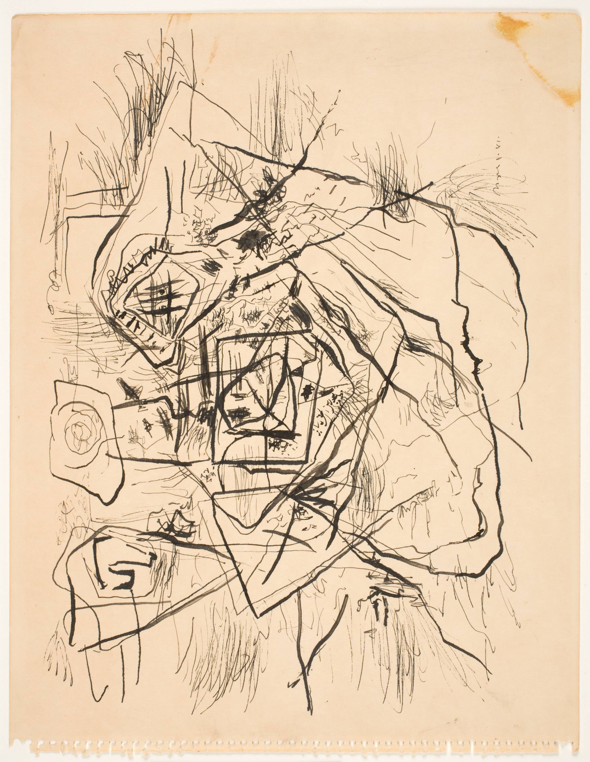 Abstrakt komposition, Asger Jorn, 1941