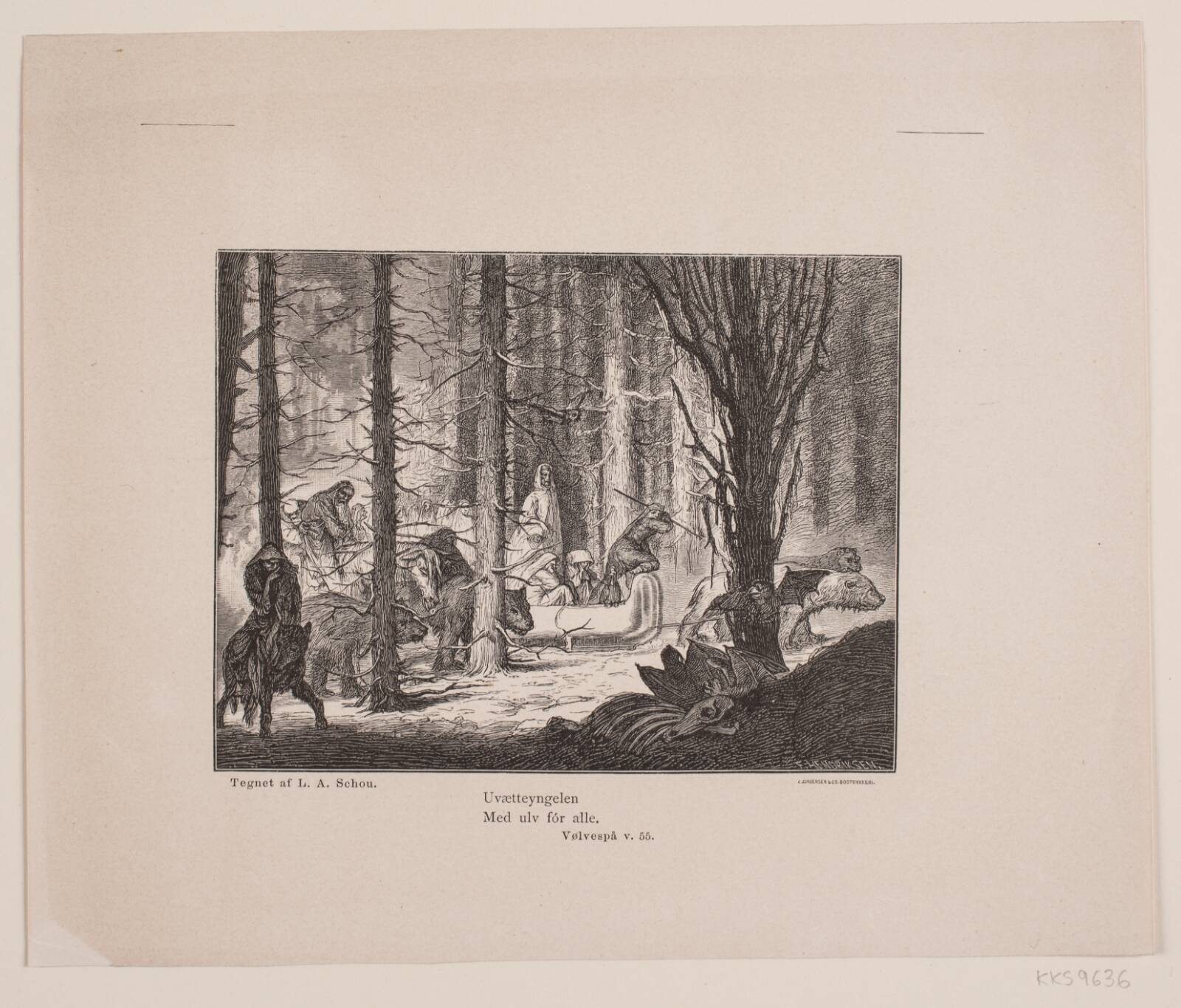 Uvætteyngelen, Ubekendt, 1870-1923