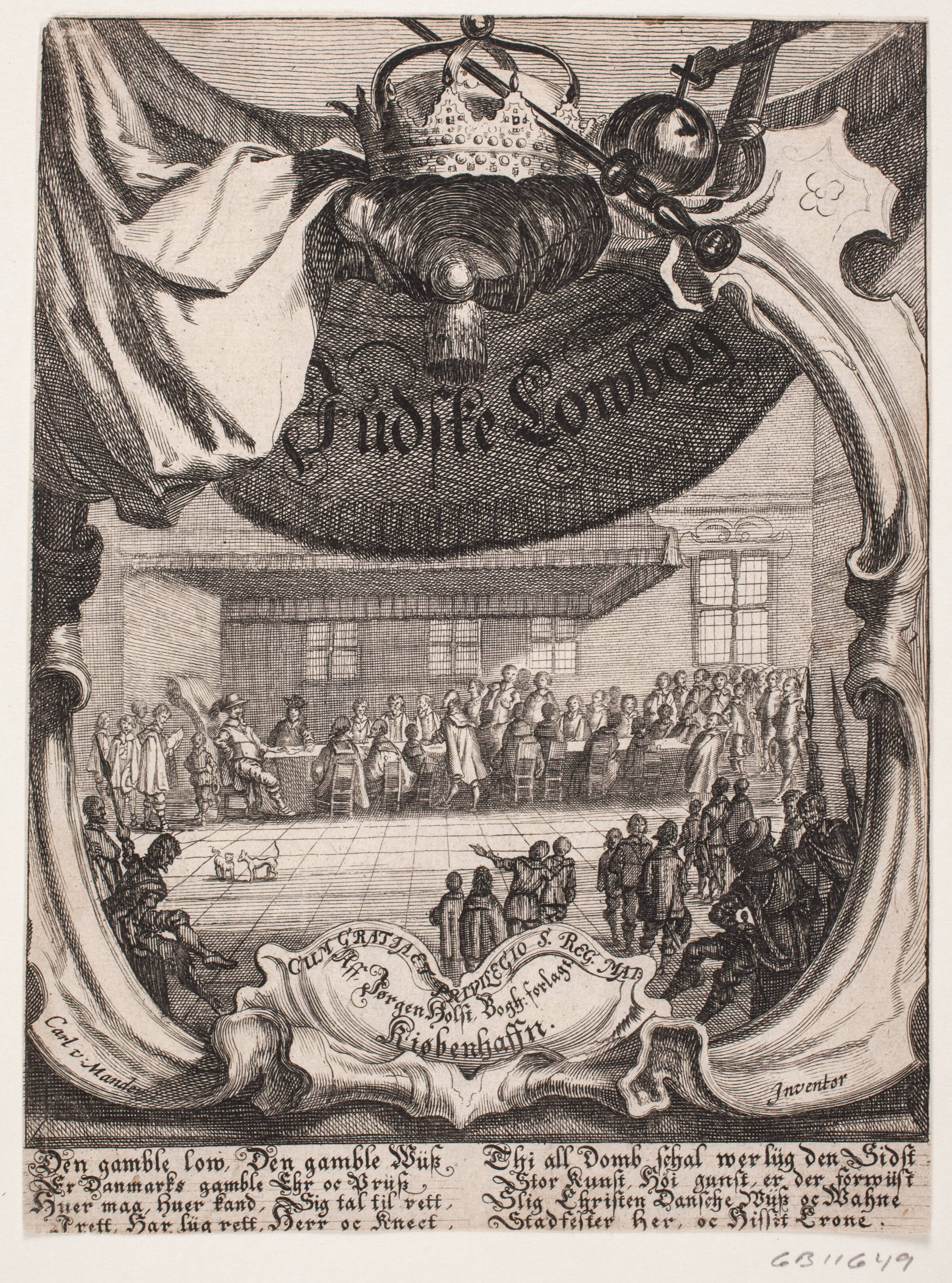 Christian IV i retten, Albert Haelwegh, 1642