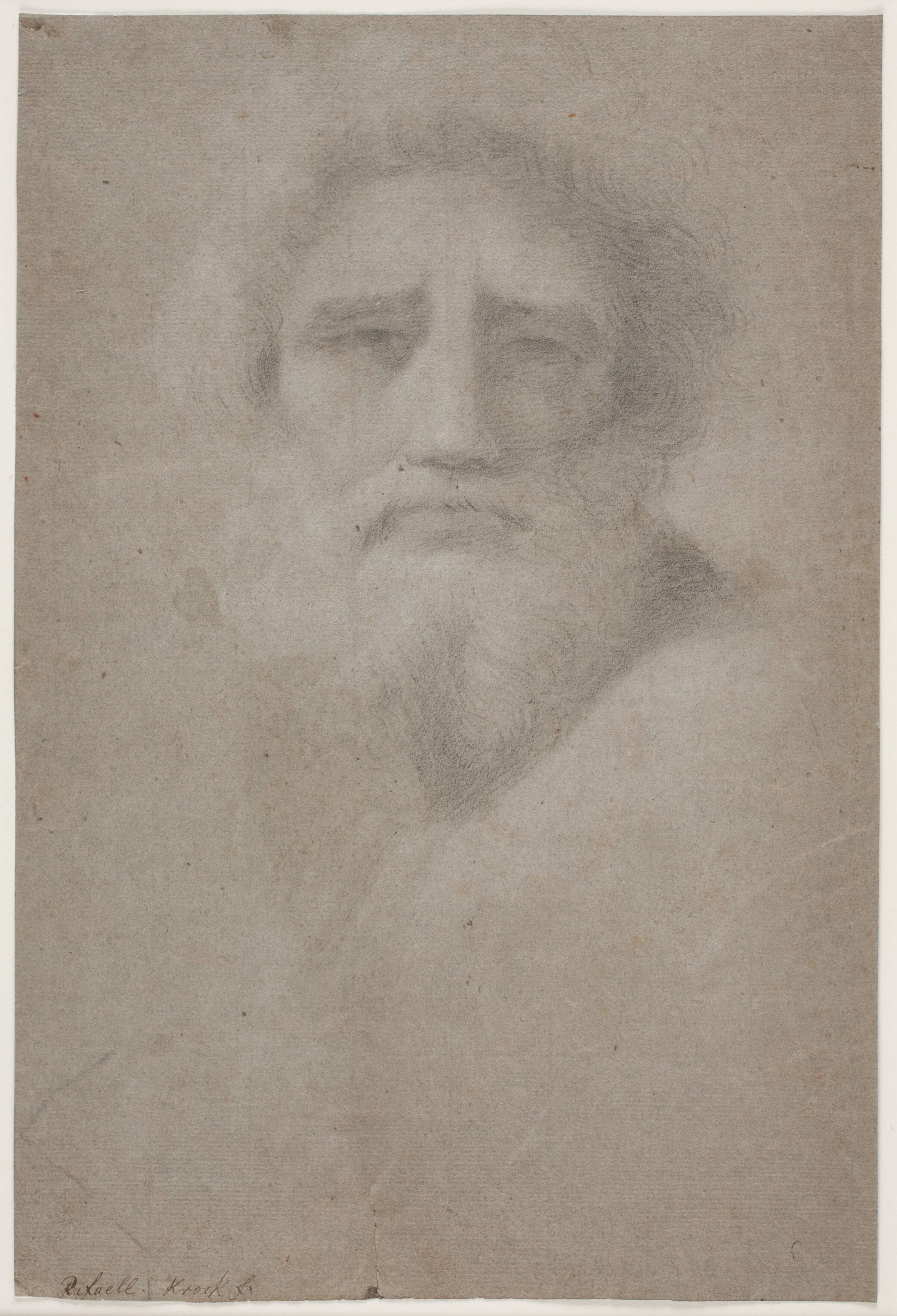 Skægget mandshoved, Hendrik Krock, 1686-1738