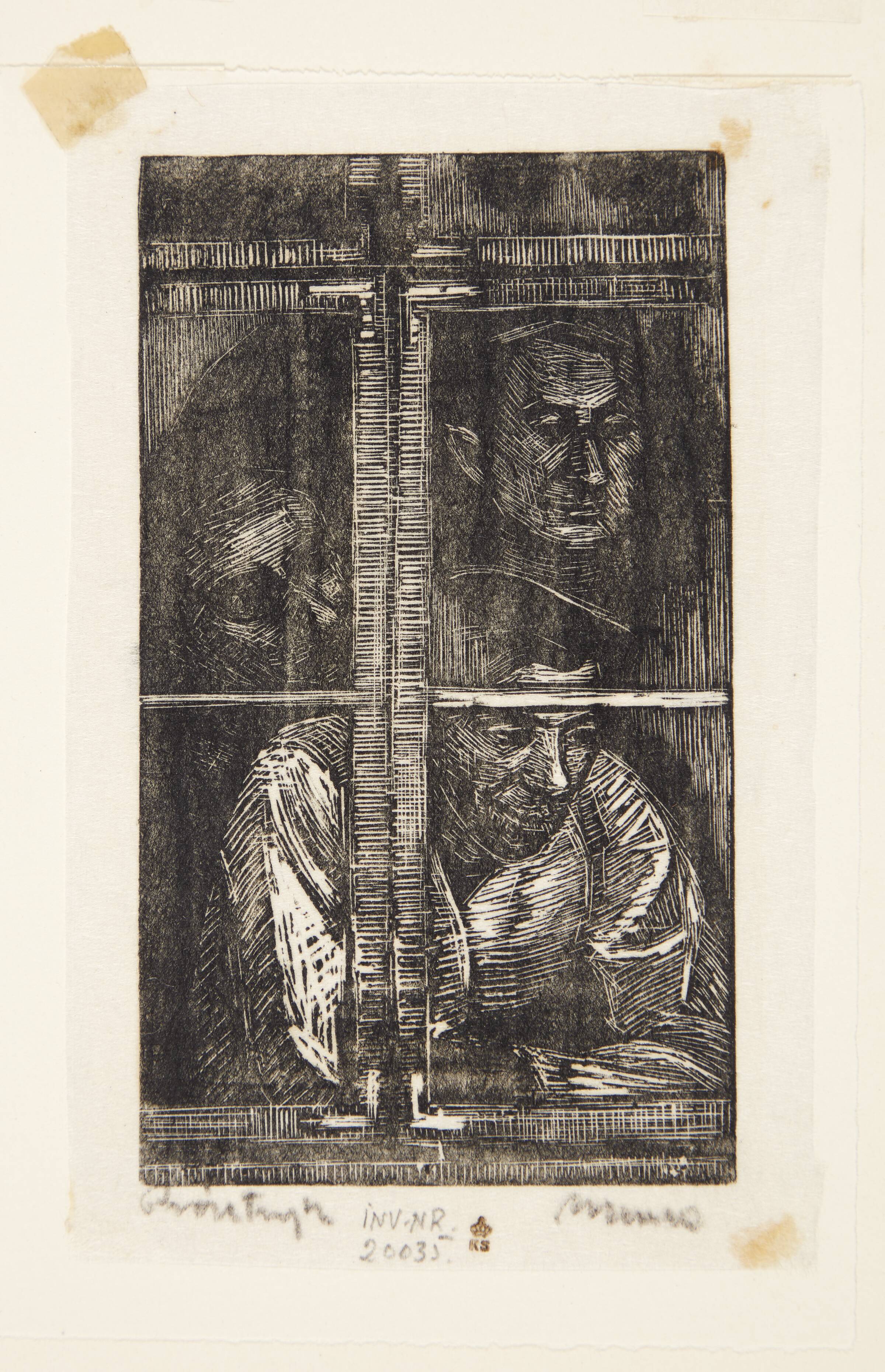 Prøvetryk til i Preben Hovland, "Maskerade", København 1952, Jane Muus, 1952