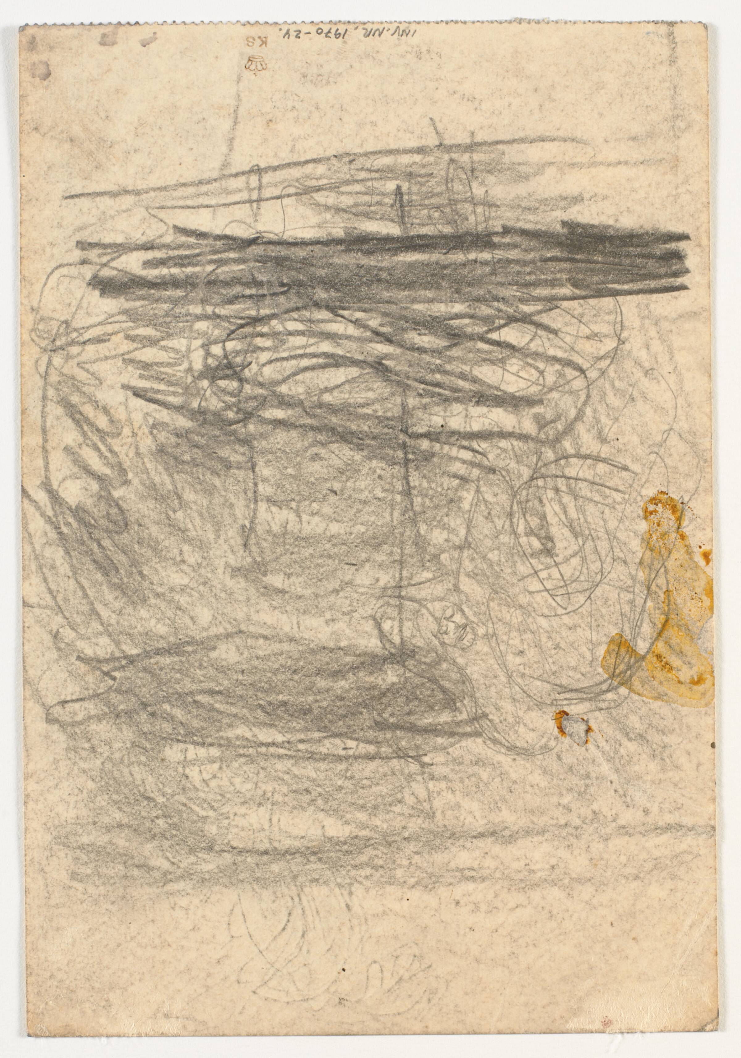 Kompositionsskitse med liggende figur, Isakson, Karl, 1878-1922