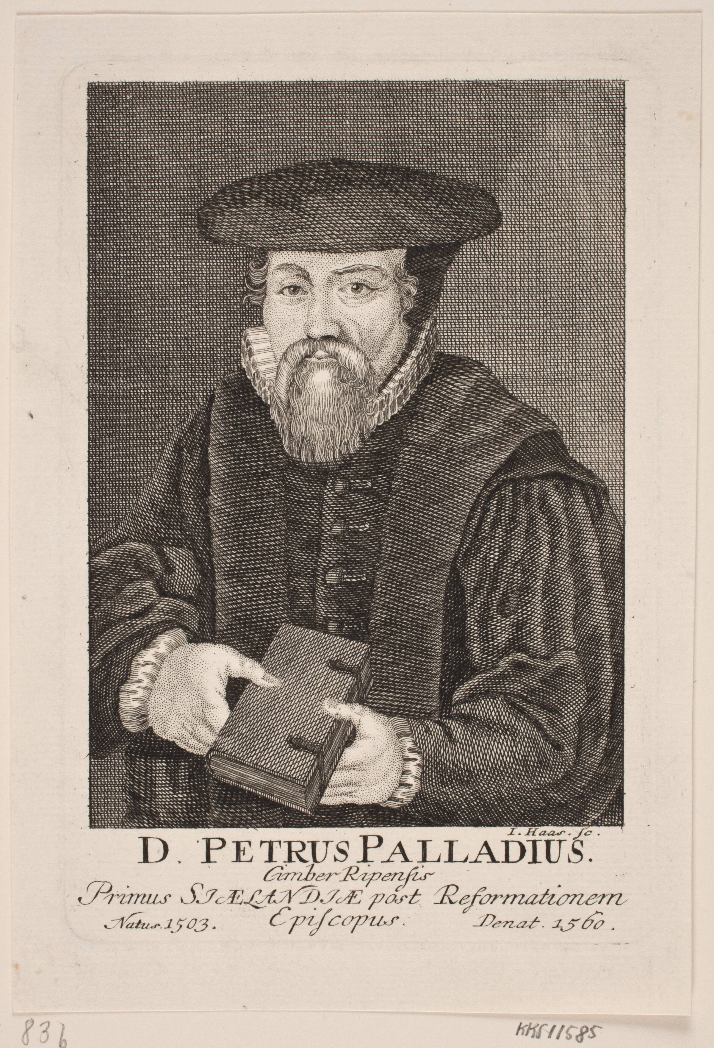 Biskop Peder Palladius, Jonas Haas, 1720-1775