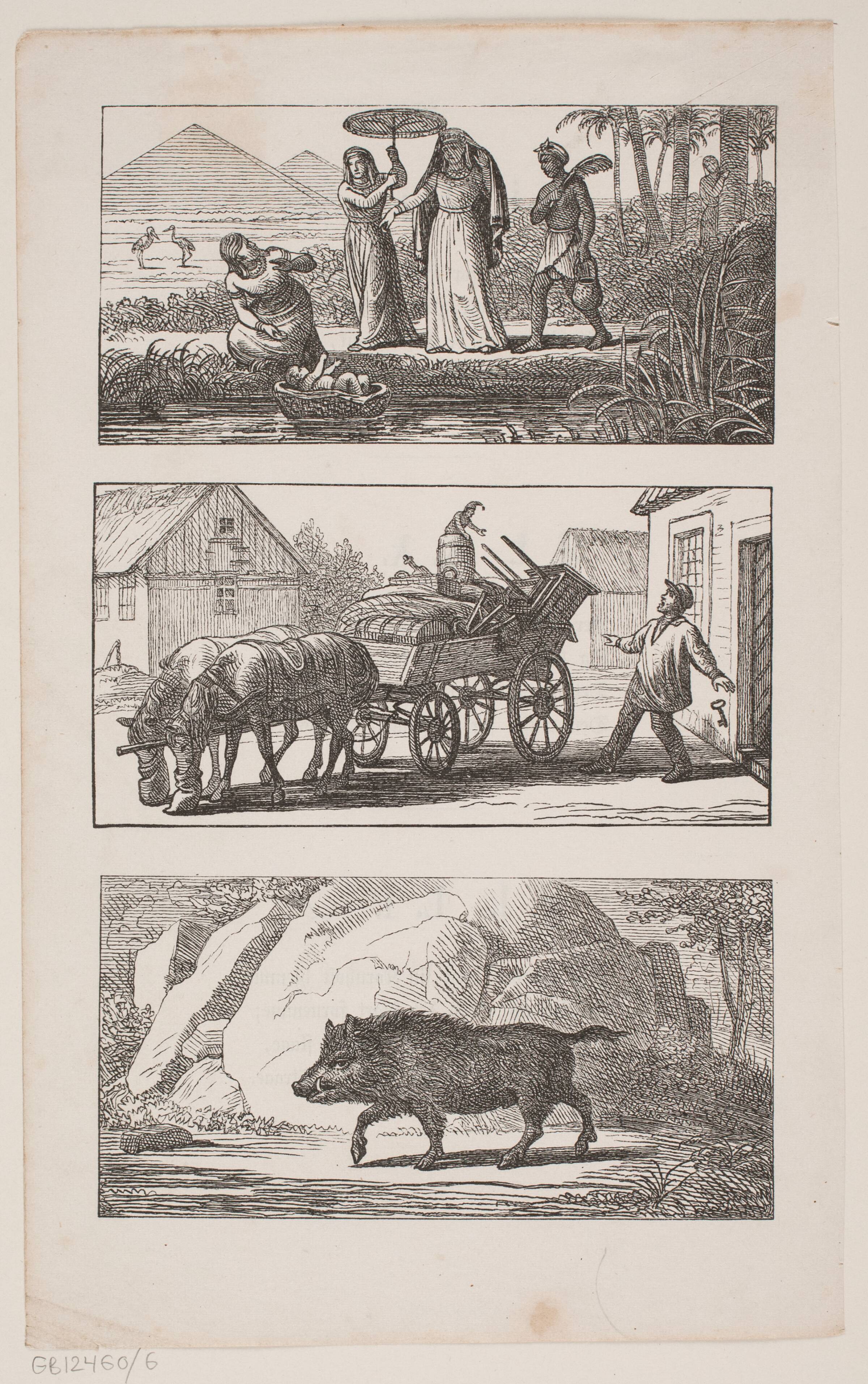 Illustration til Chr. Winthers A.B.C., H.P. Hansen, 1863
