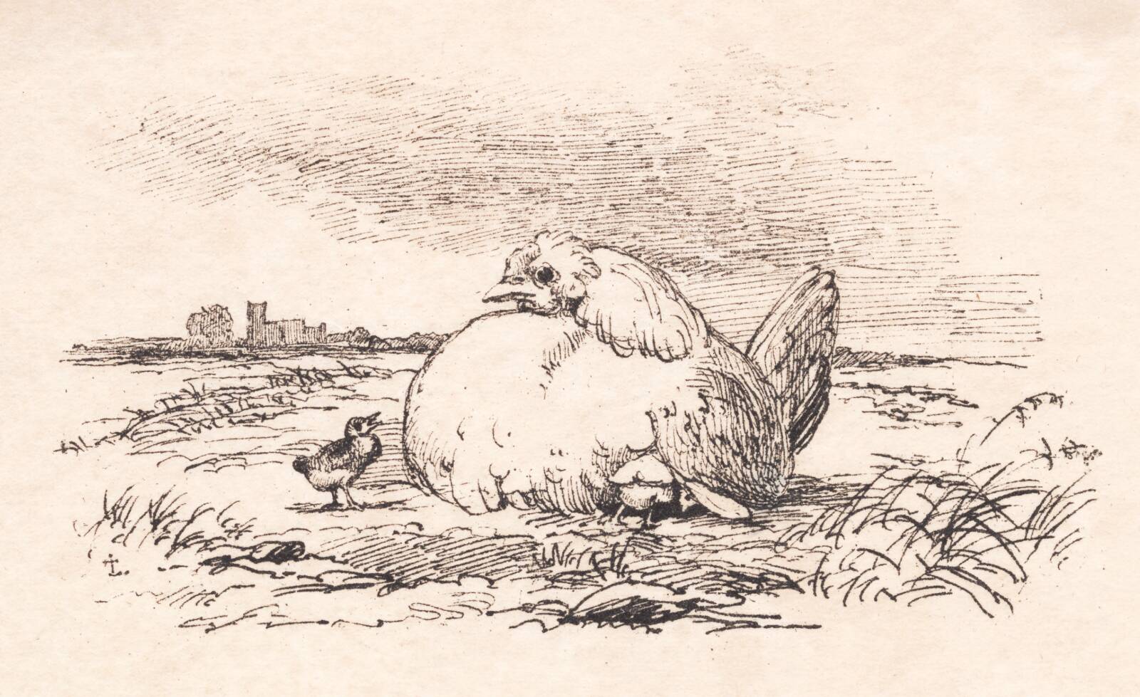 Kyllingerne, Johan Thomas Lundbye, 1843