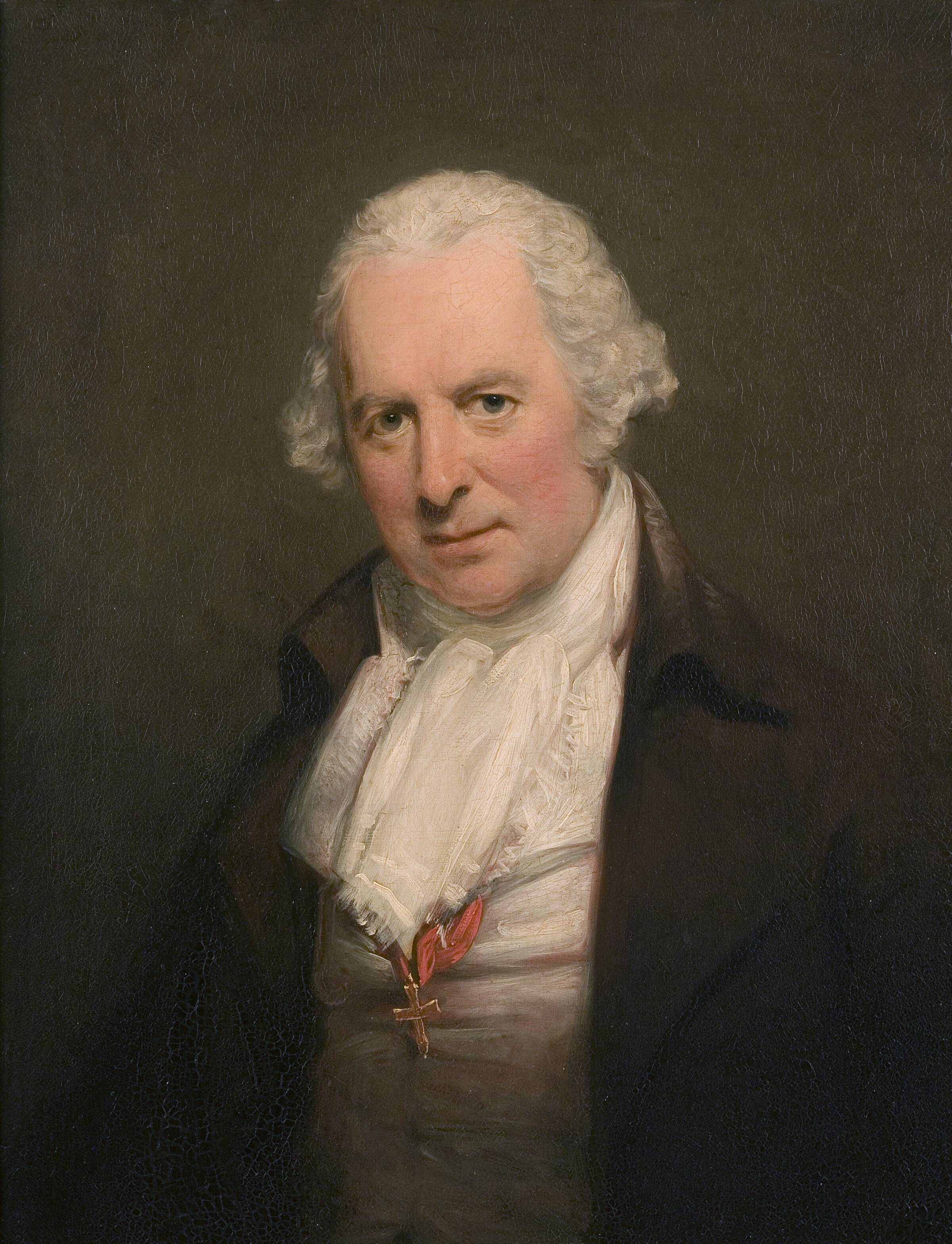 Portræt af tandlægen Bartholomew Ruspini, London (1728-1813), Georg Romney, 1749-1802
