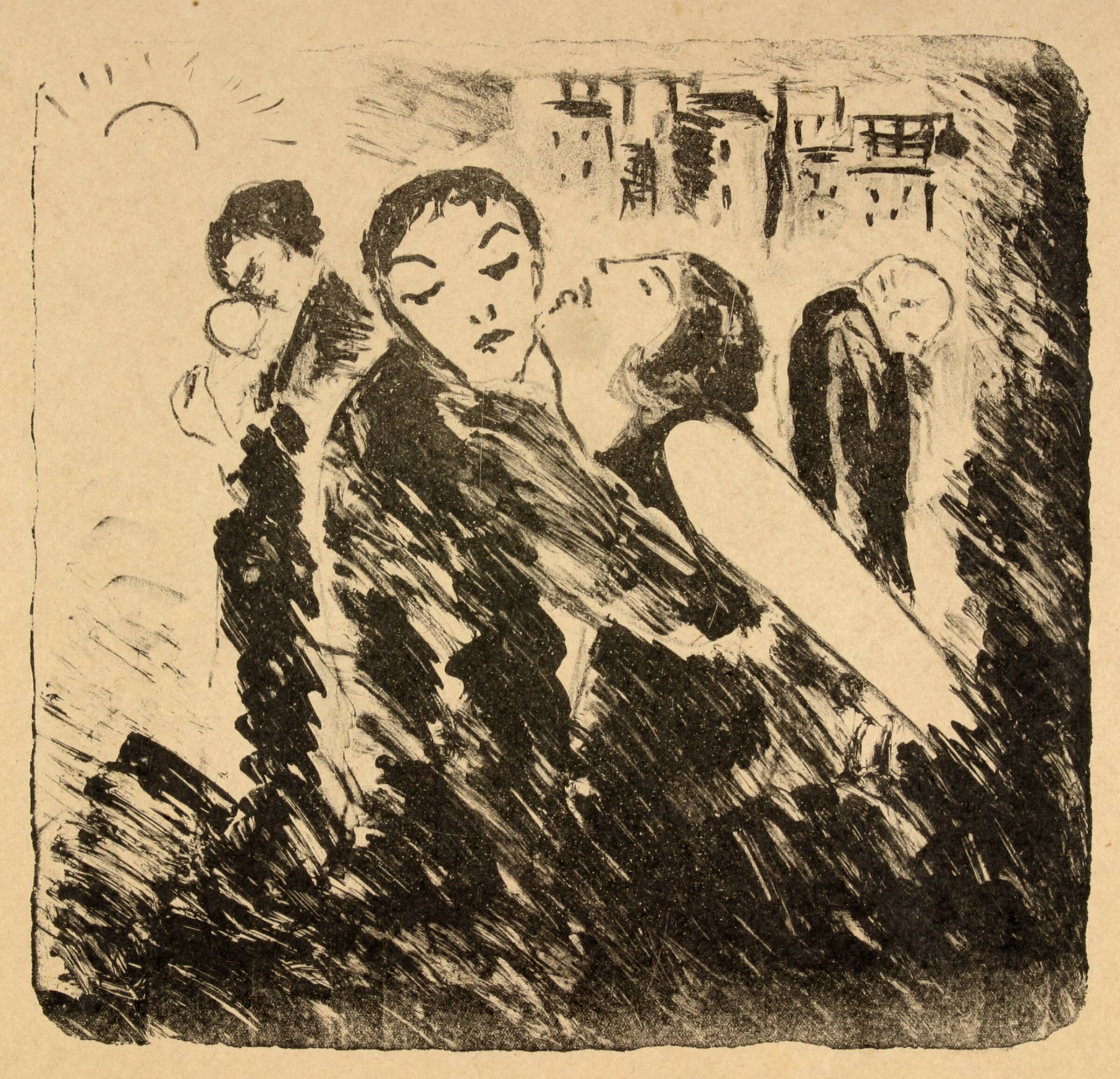 Komposition med dansende par, Kaj Ejstrup, 1927-1929