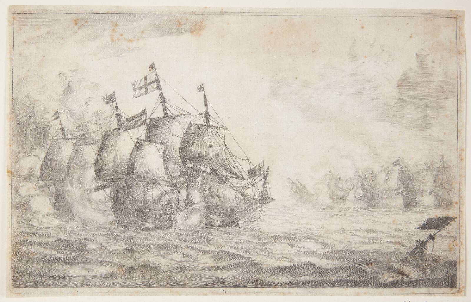 Et søslag, Reinier Zeeman, 1652-1654