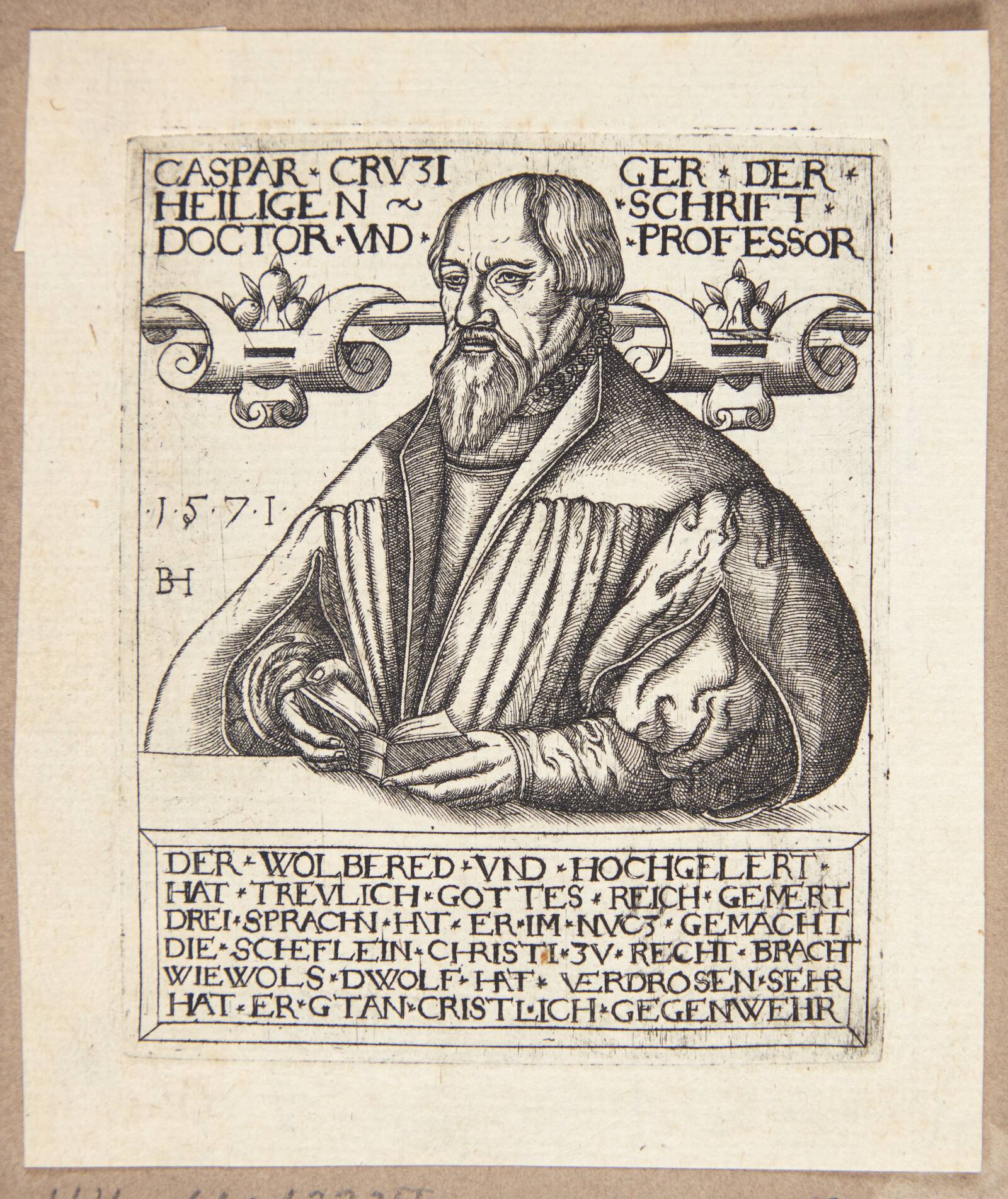 Theophrastus Paracelsus, Balthasar Jenichen, 1572