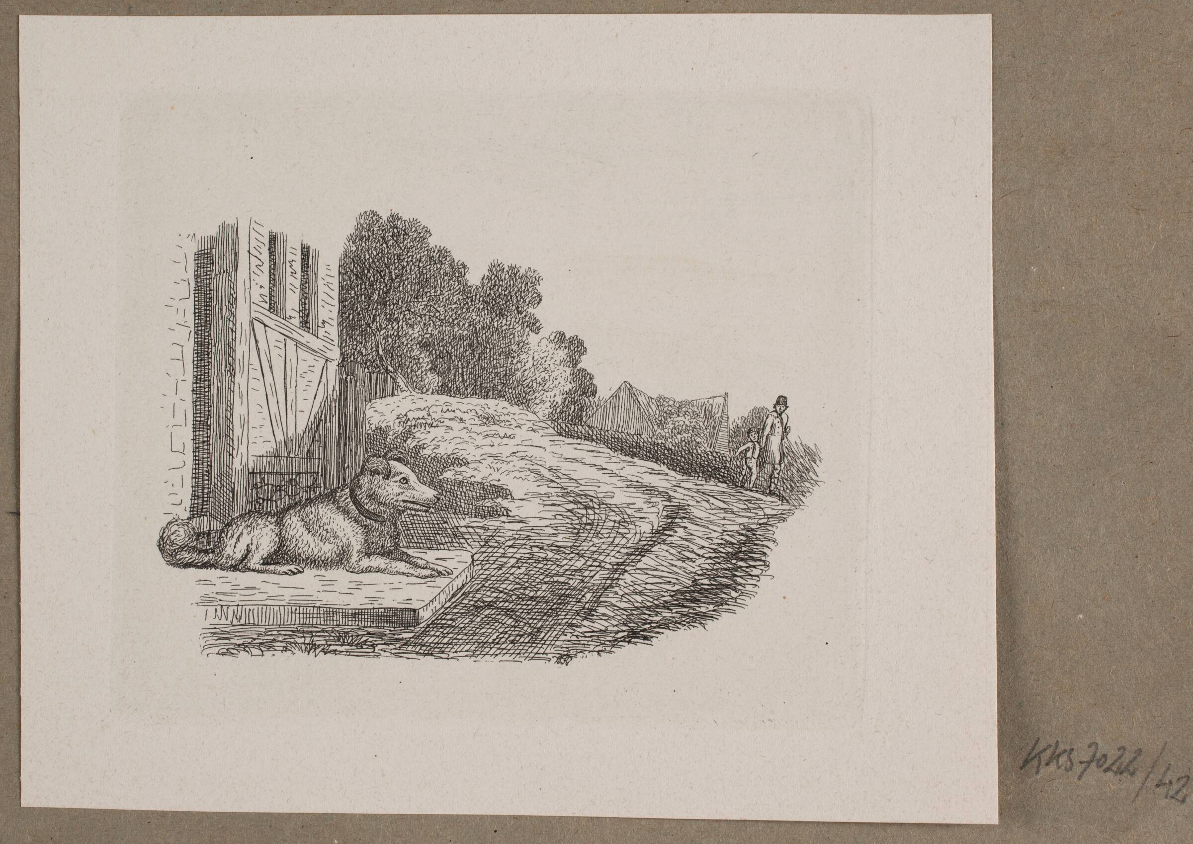 Illustration til O. Specter, "Fabler for Børn", Vilhelm Kyhn, 1838