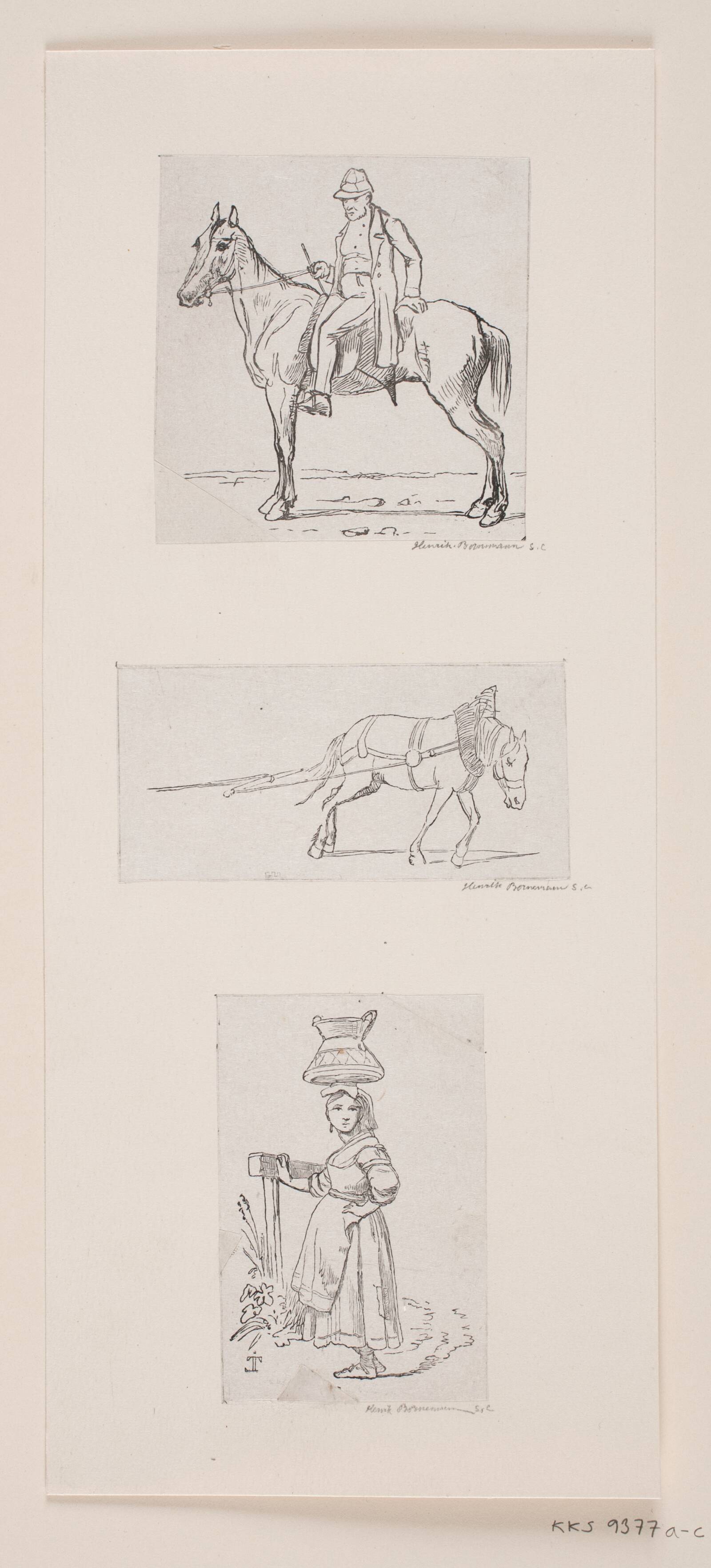 En rytter, Henrik Bornemann, 1865-1951