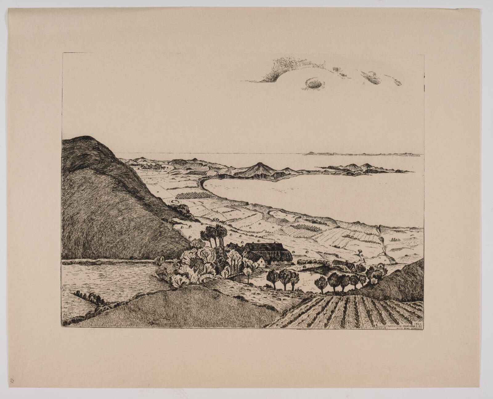 Skamlebæksgaard, Ordrupnæs og Nexelø, Asta Ring Schultz, 1924