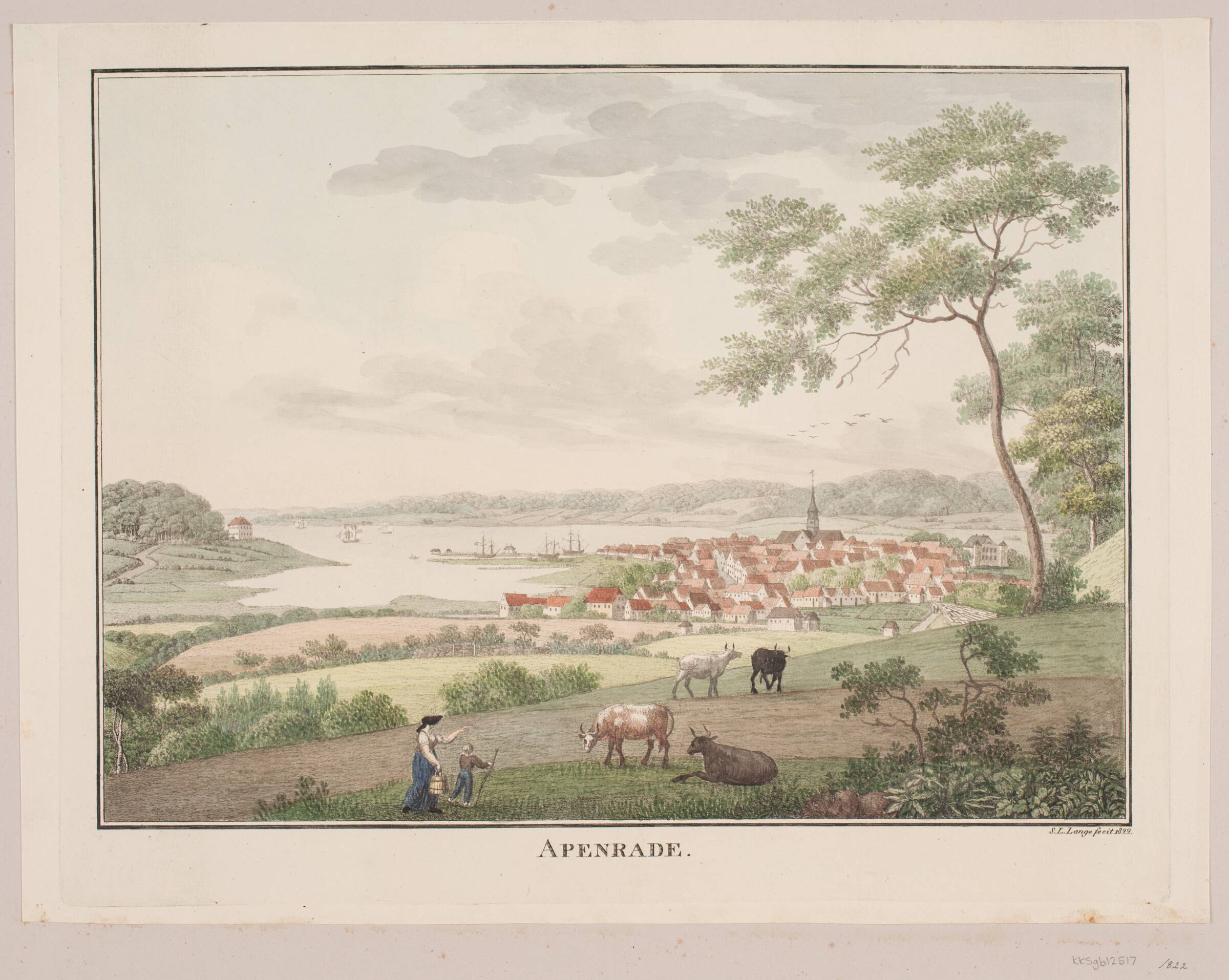 Apenrade, Søren L. Lange, 1822