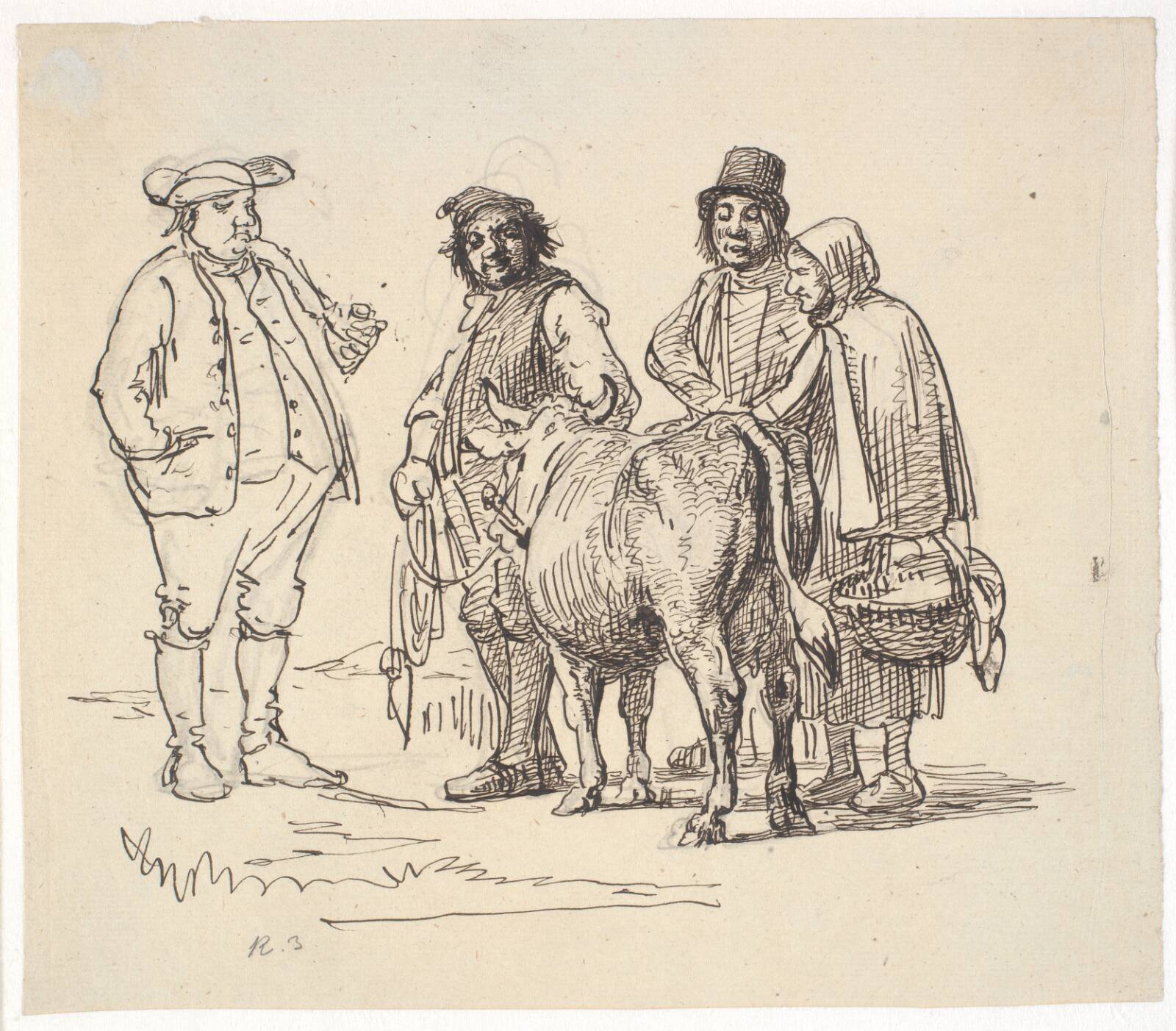 Lysthavere til koen, Wilhelm Marstrand, 1867-1869