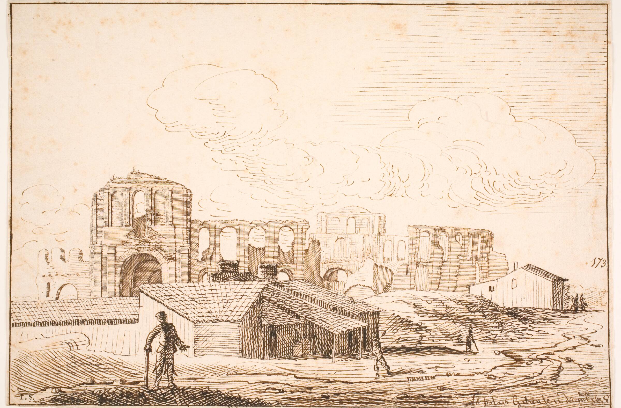Le palais Galien, Bordeaux, Herman van der Hem, 1638