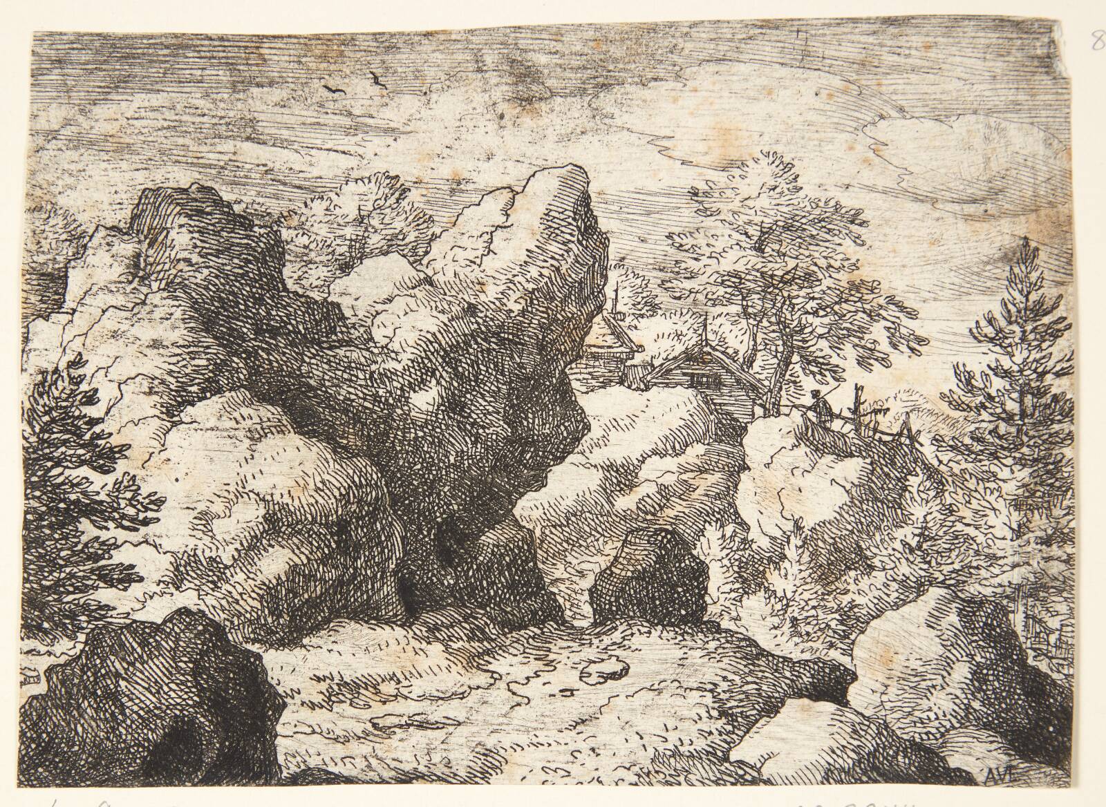 Klippelandskab, Allaert van Everdingen, 1621-1675