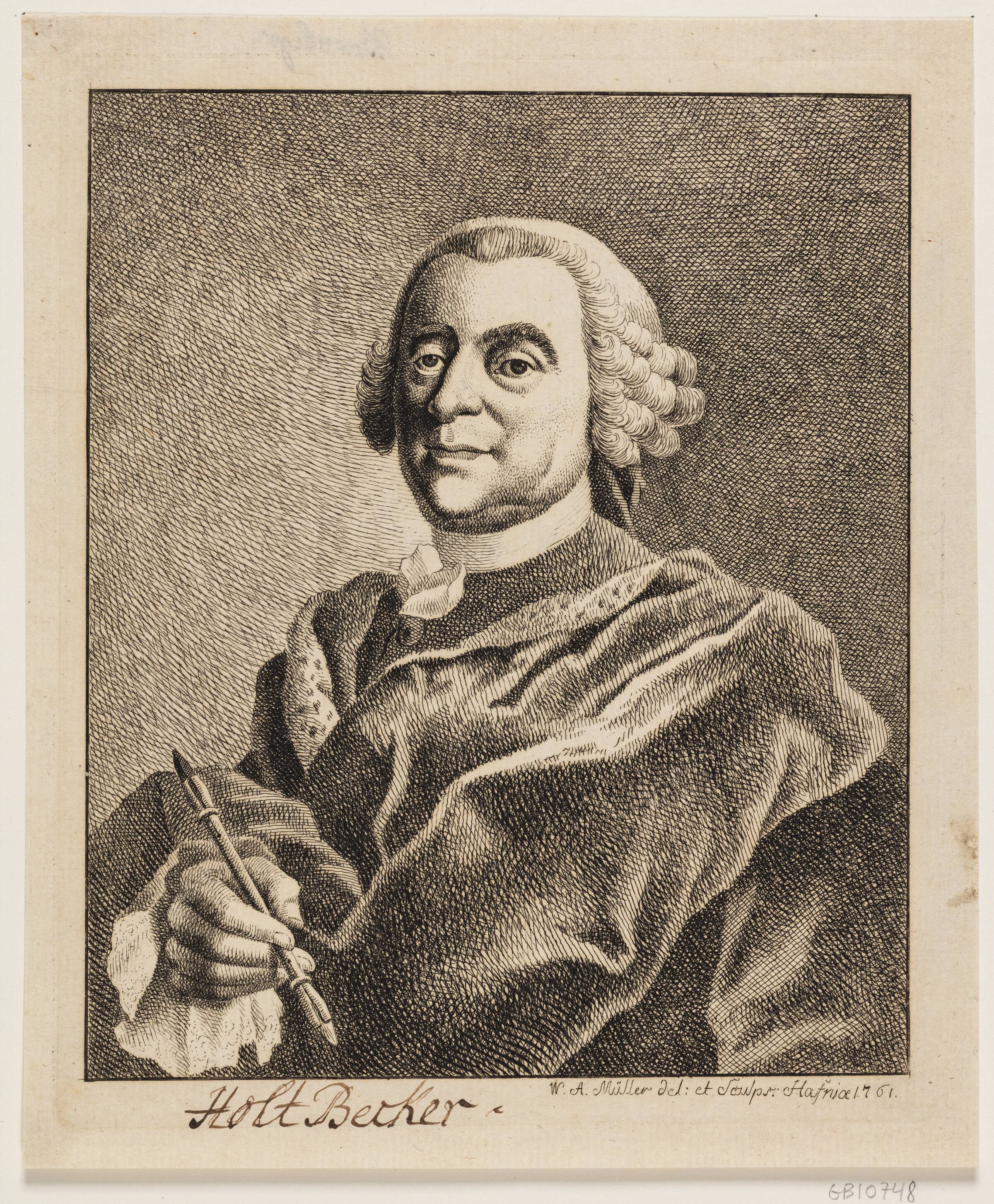 Johan Christopher Holtzbecher, W.A. Müller, 1761