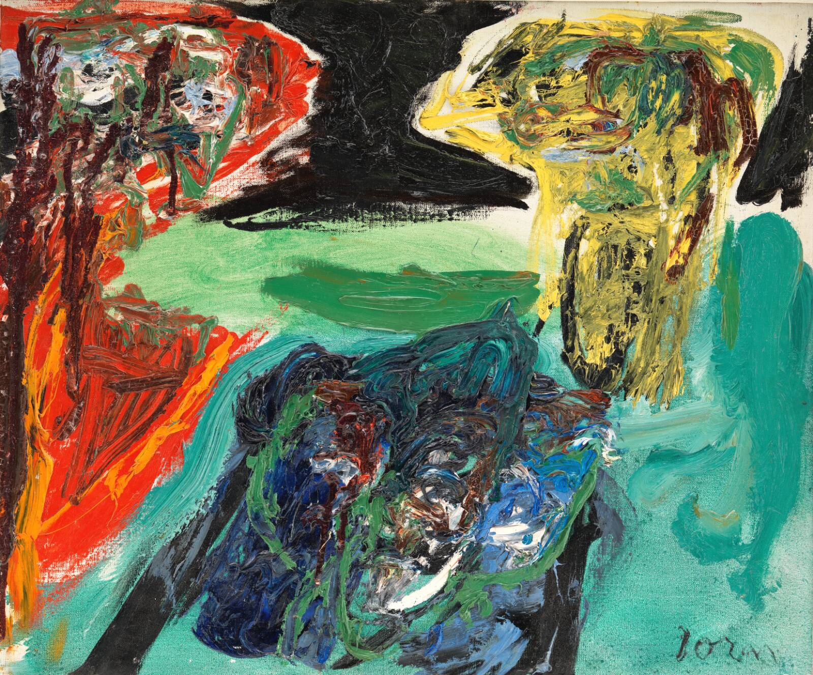Sans bornes, Asger Jorn, 1959-1960