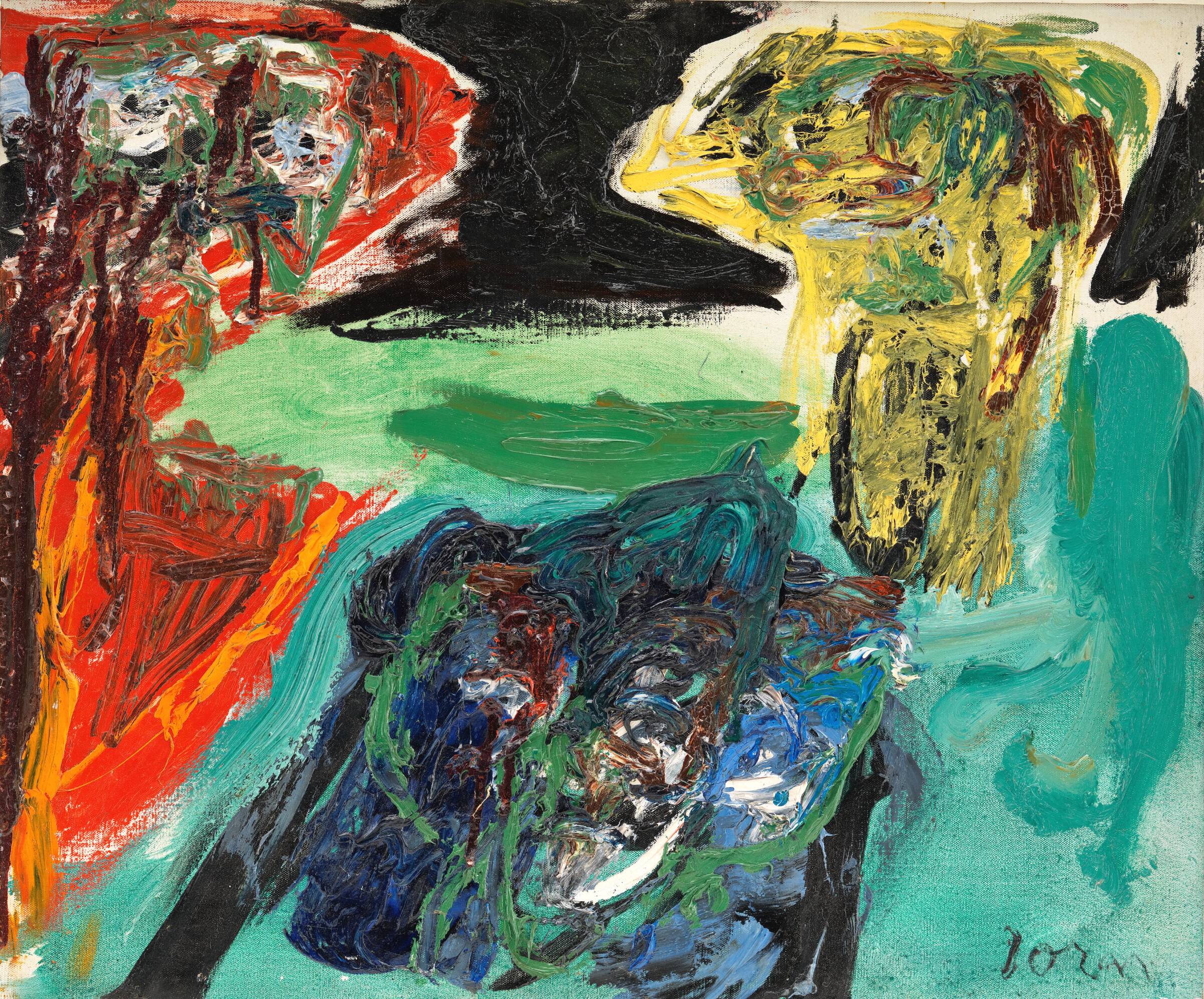 Sans bornes, Asger Jorn, 1959-1960